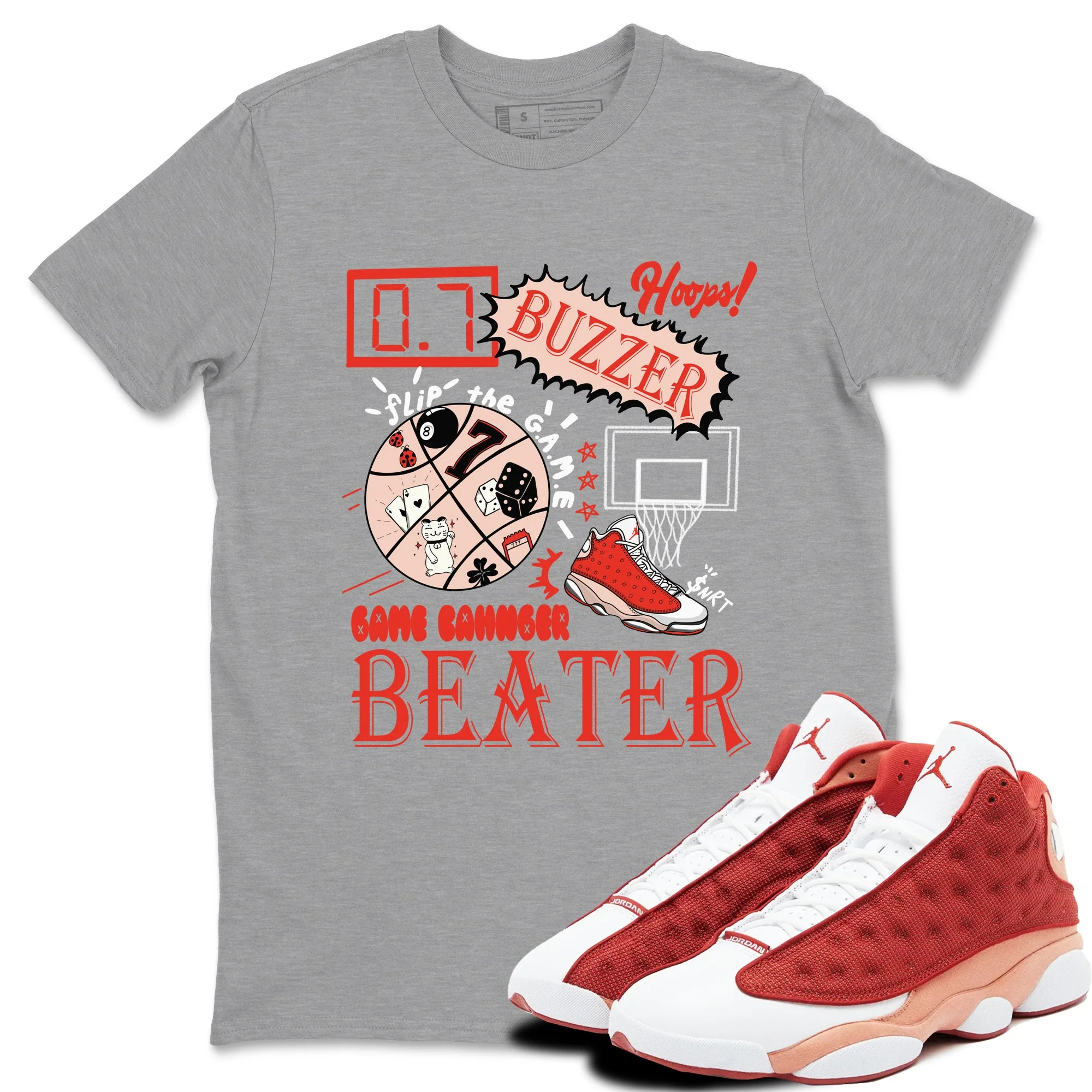 Game Changer Sneaker Tees - Air Jordan 13 Dune Red
