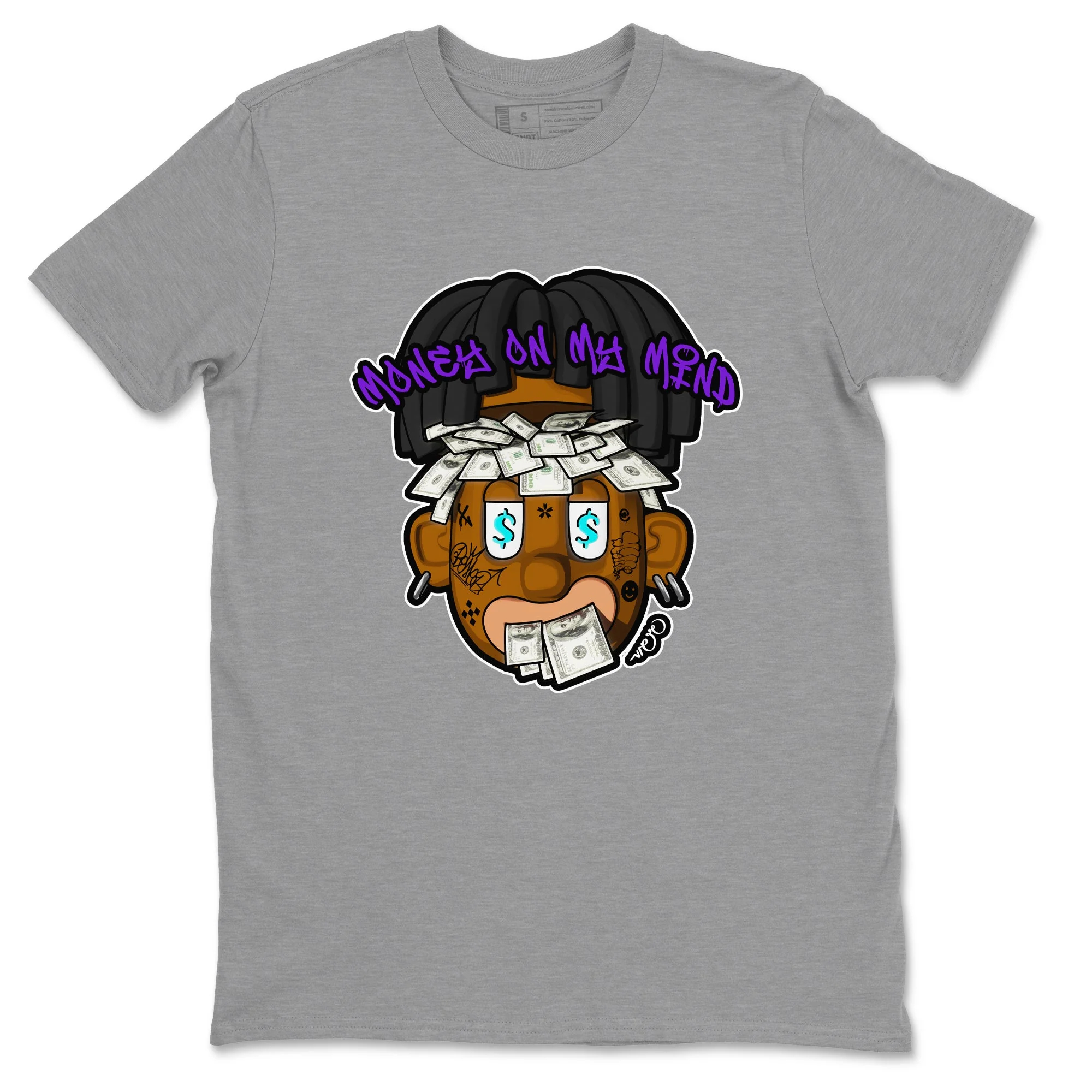 Money On My Mind Sneaker Tee - Air Jordan 6 Aqua