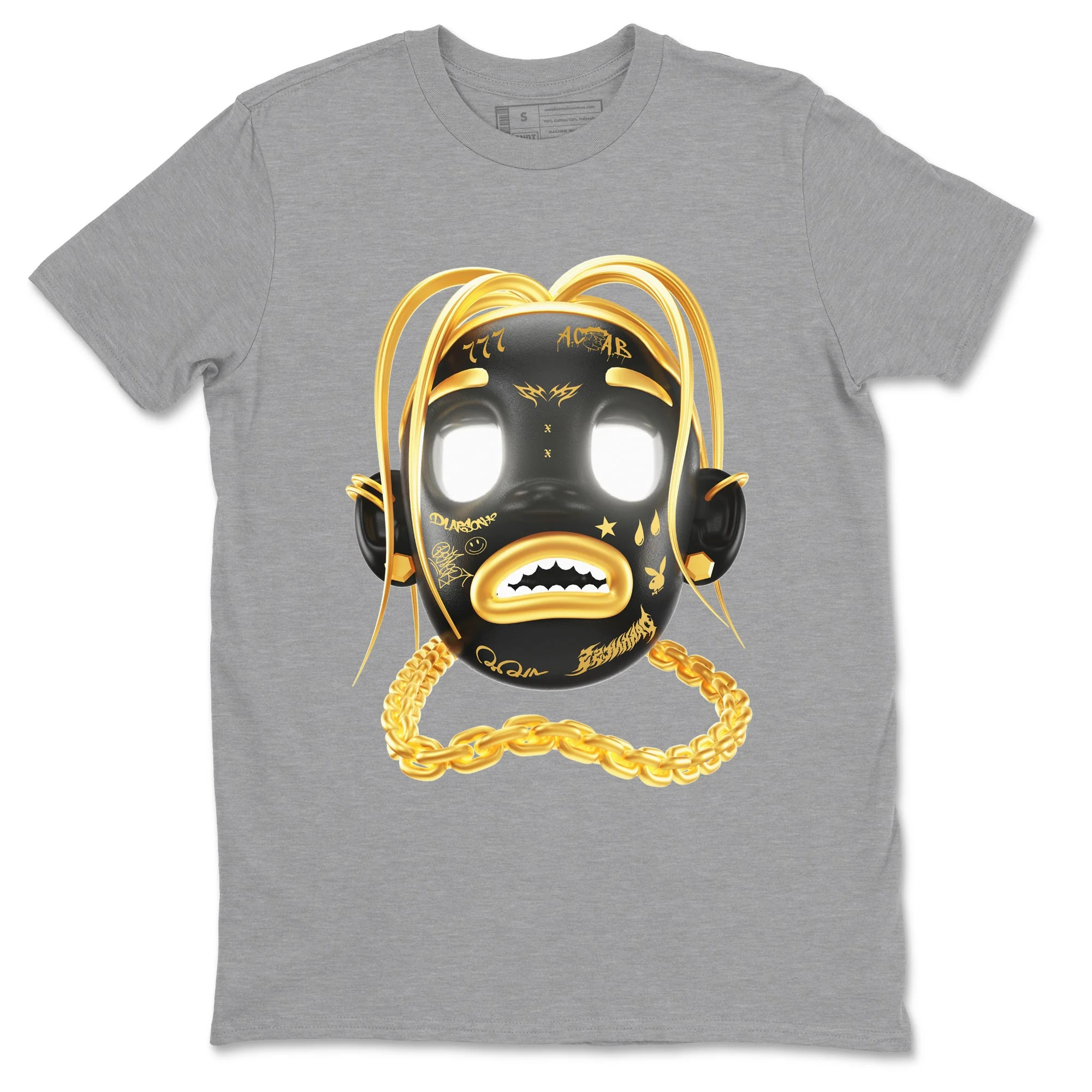 Goosebumps Boy Sneaker Tees - Air Jordan 1 Black Metallic Gold