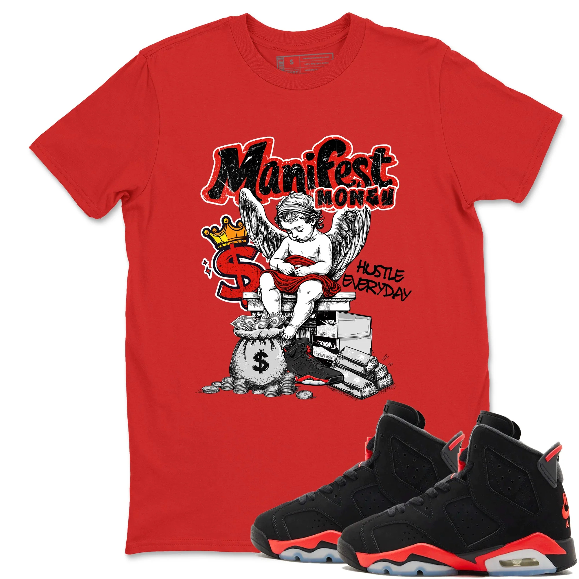Manifest Money Sneaker Tees - Air Jordan 6 Reverse Infrared