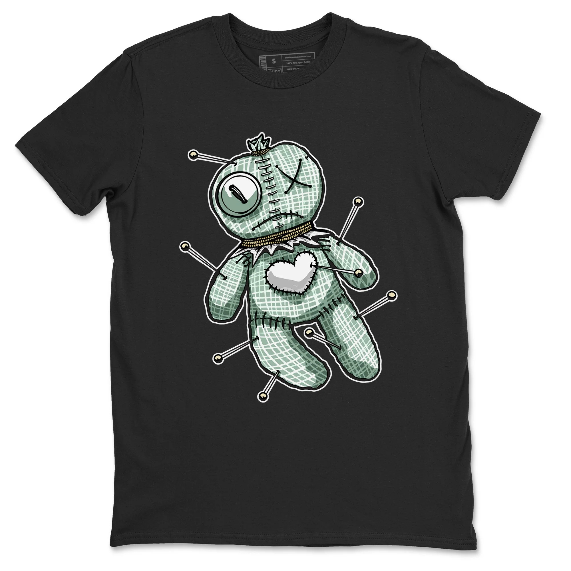 Linen Voodoo Doll Unisex Tops - Dunk Mica Green