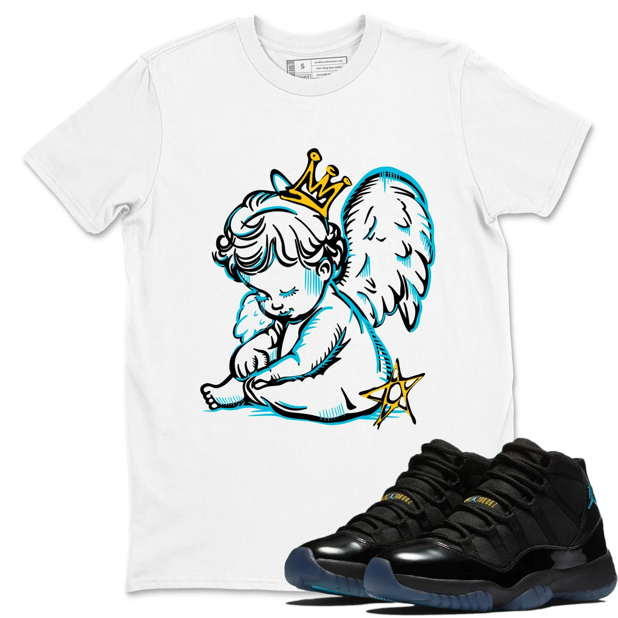 Neon Angel Sneaker Tees - Air Jordan 11 Gamma
