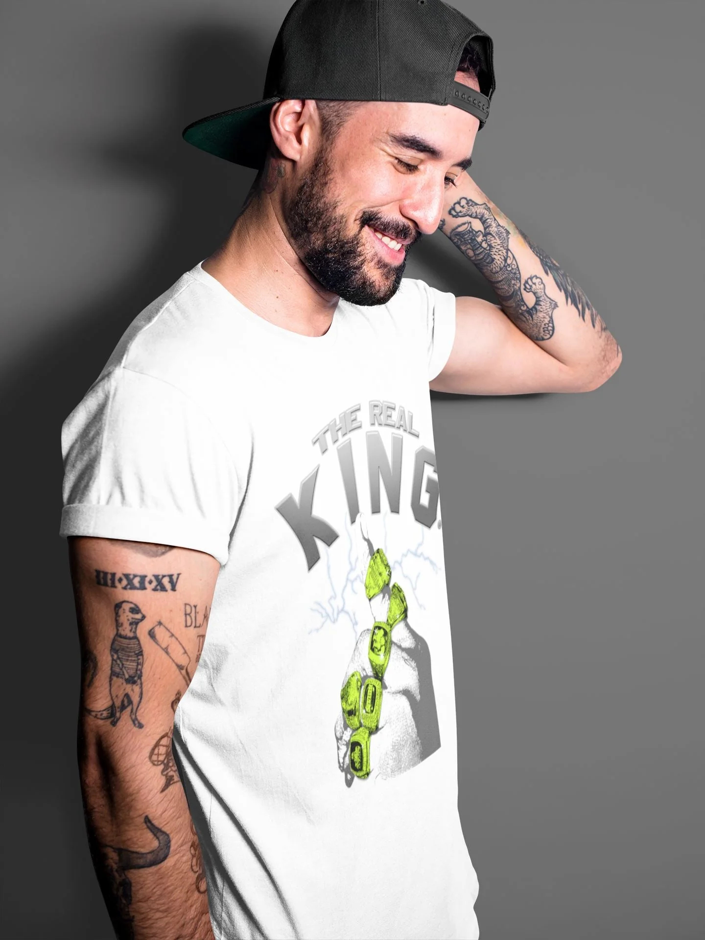 The Real King Unisex Tops - Air Jordan 5 Green Bean