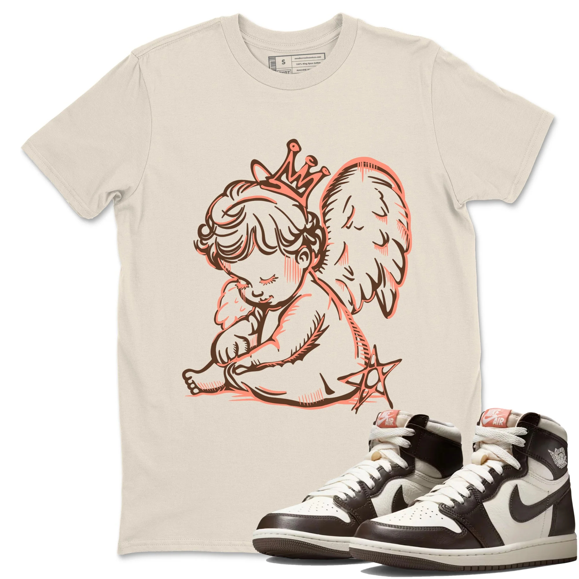 Neon Angel Sneaker Tees - Air Jordan 1 Baroque Brown