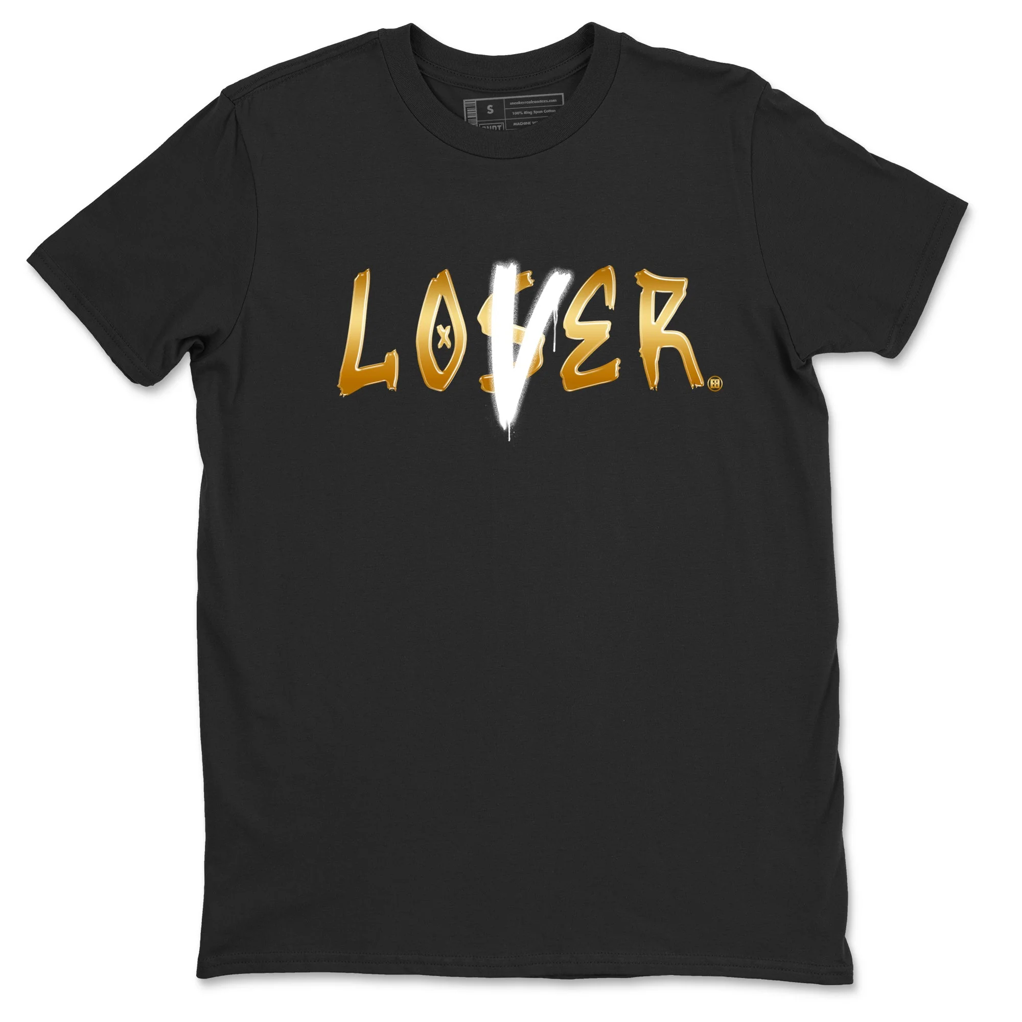 Loser Lover Sneaker Tees - Air Jordan 1 Black Metallic Gold