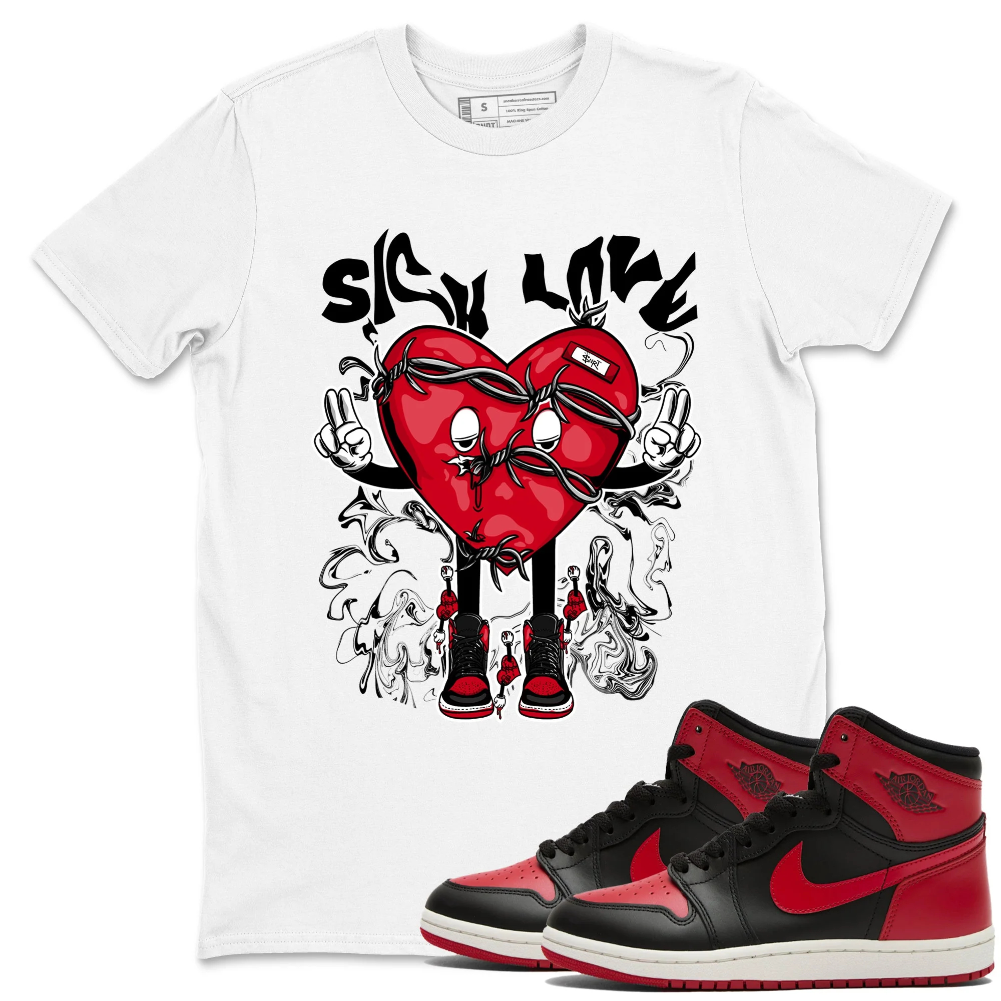 Sick Love Sneaker Tees - Air Jordan 1 '85 Bred