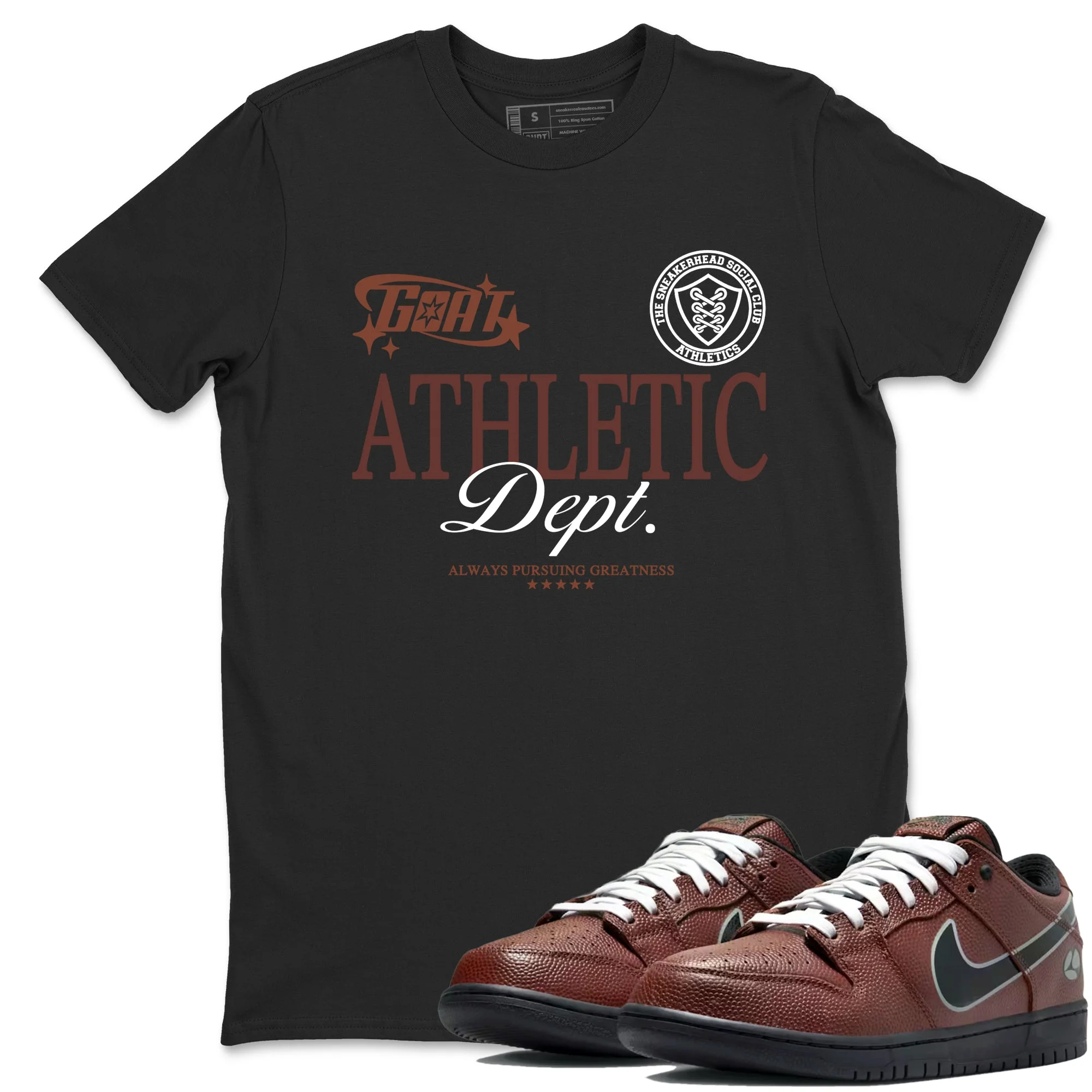 Goat Athletic Dept Sneaker Tees - Dunk Low Football