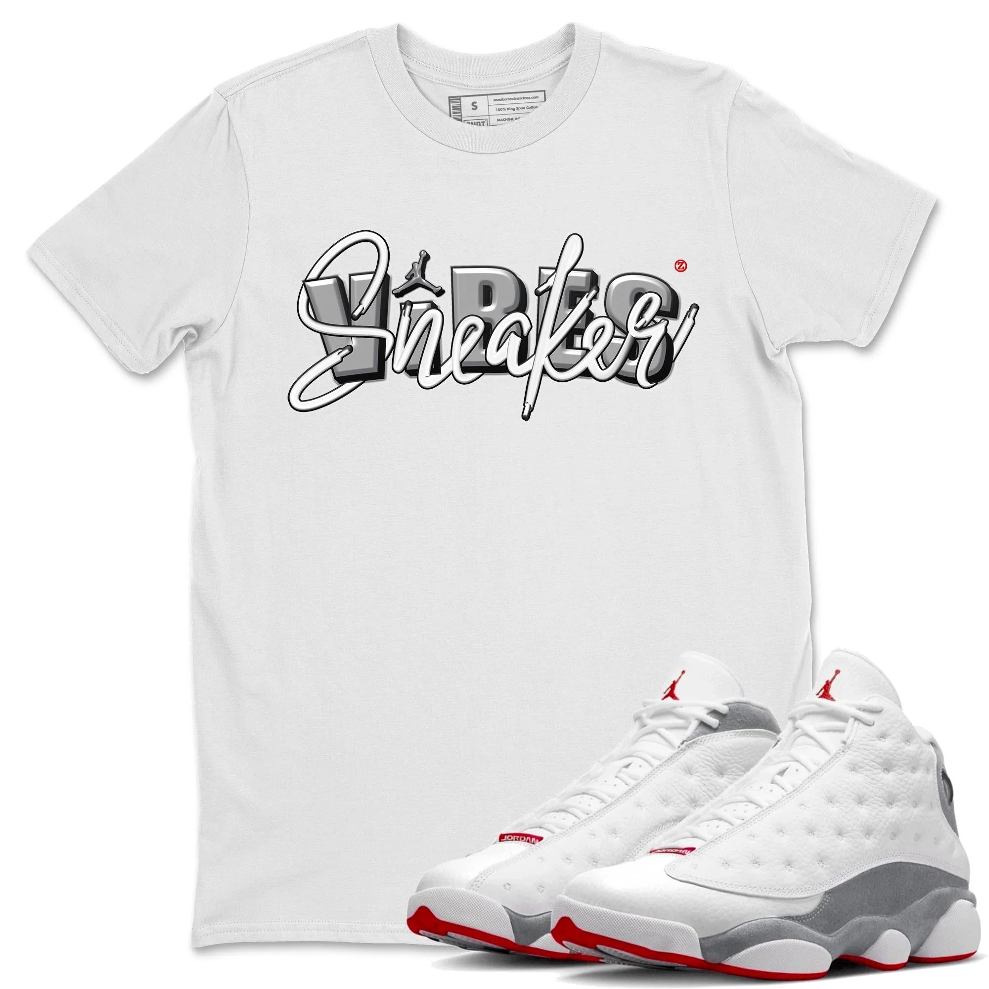Sneaker Vibes Unisex Tops - Air Jordan 13 Wolf Grey