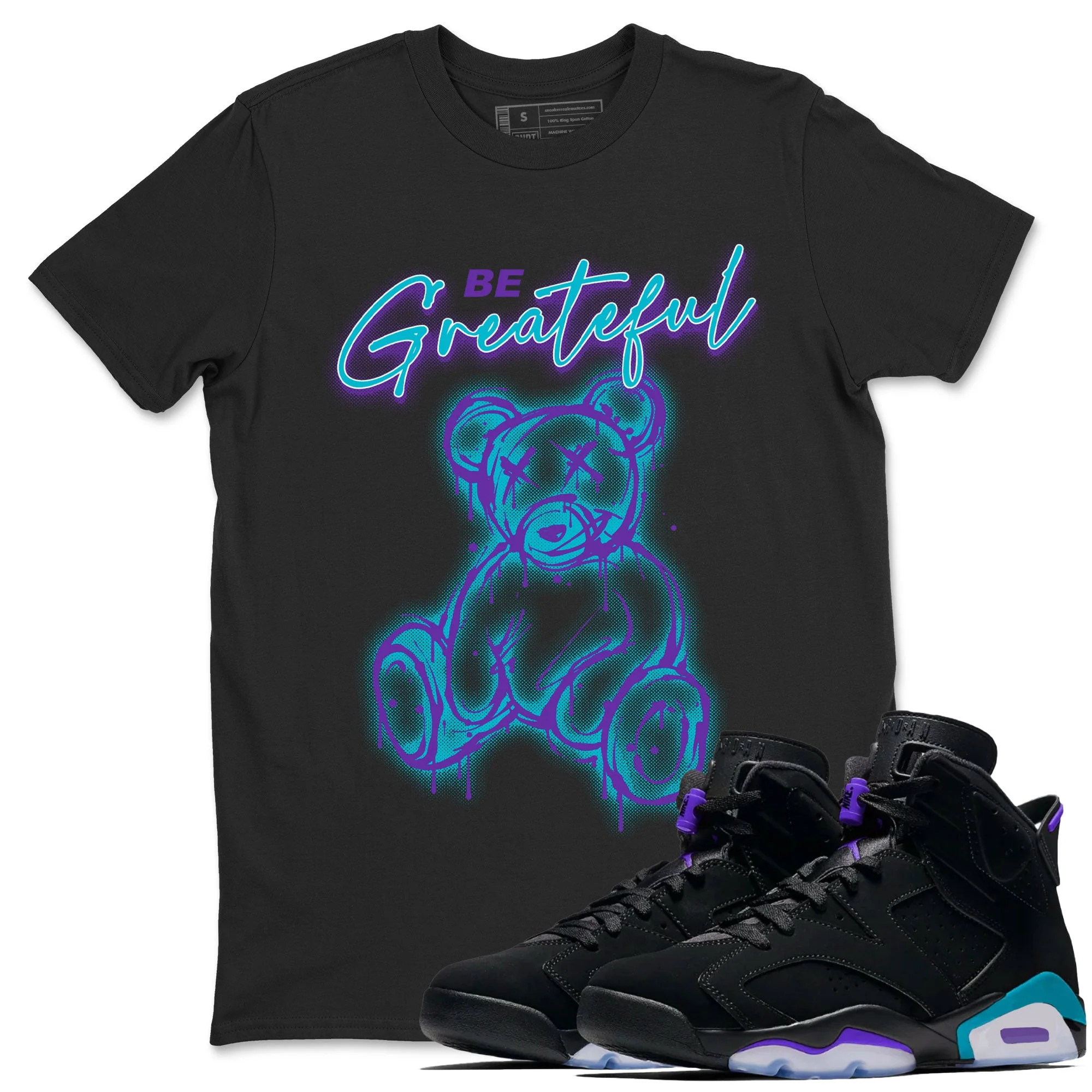 Be Grateful Unisex Tops - Air Jordan 6 Aqua