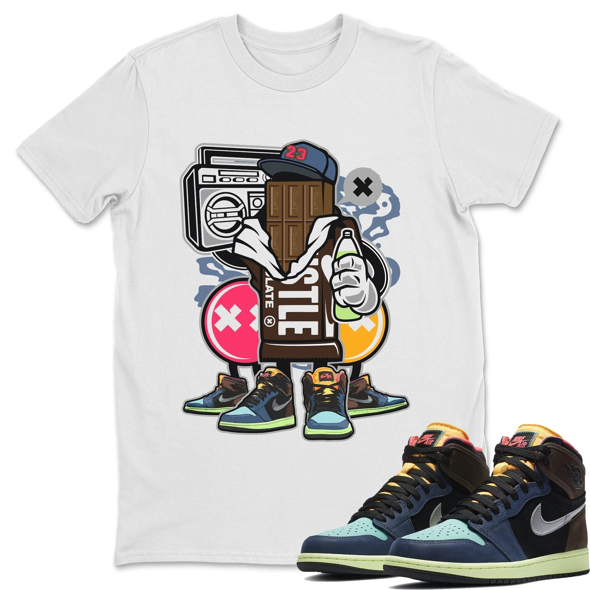 Chocolate Squad Unisex Tops - Air Jordan 1 Bio Hack