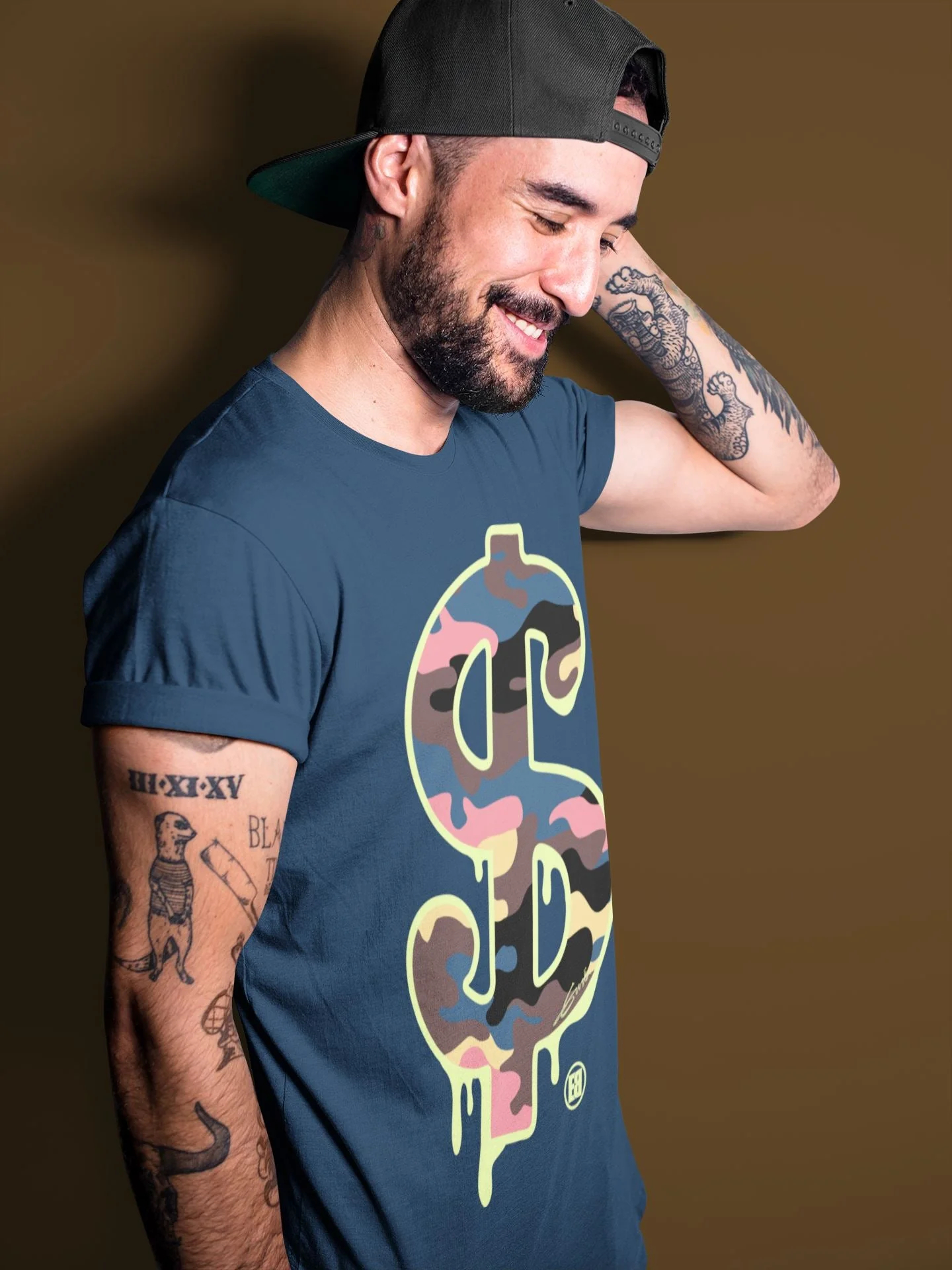 Dollar Camo Unisex Tops - Air Jordan 1 Bio Hack