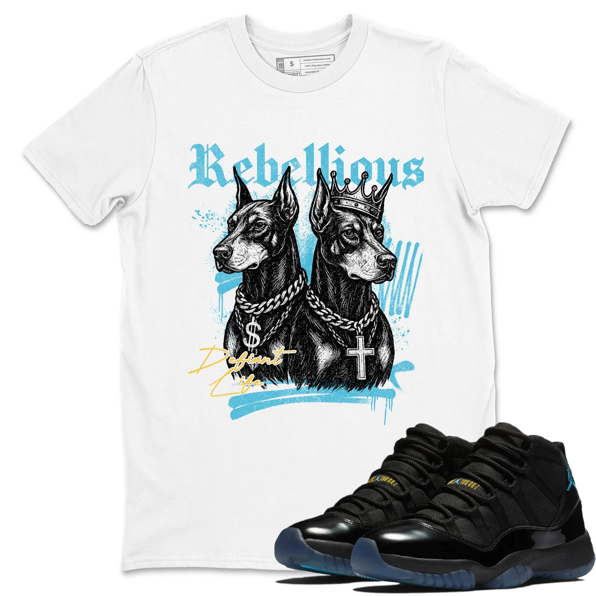 Rebellious Sneaker Tees - Air Jordan 11 Gamma
