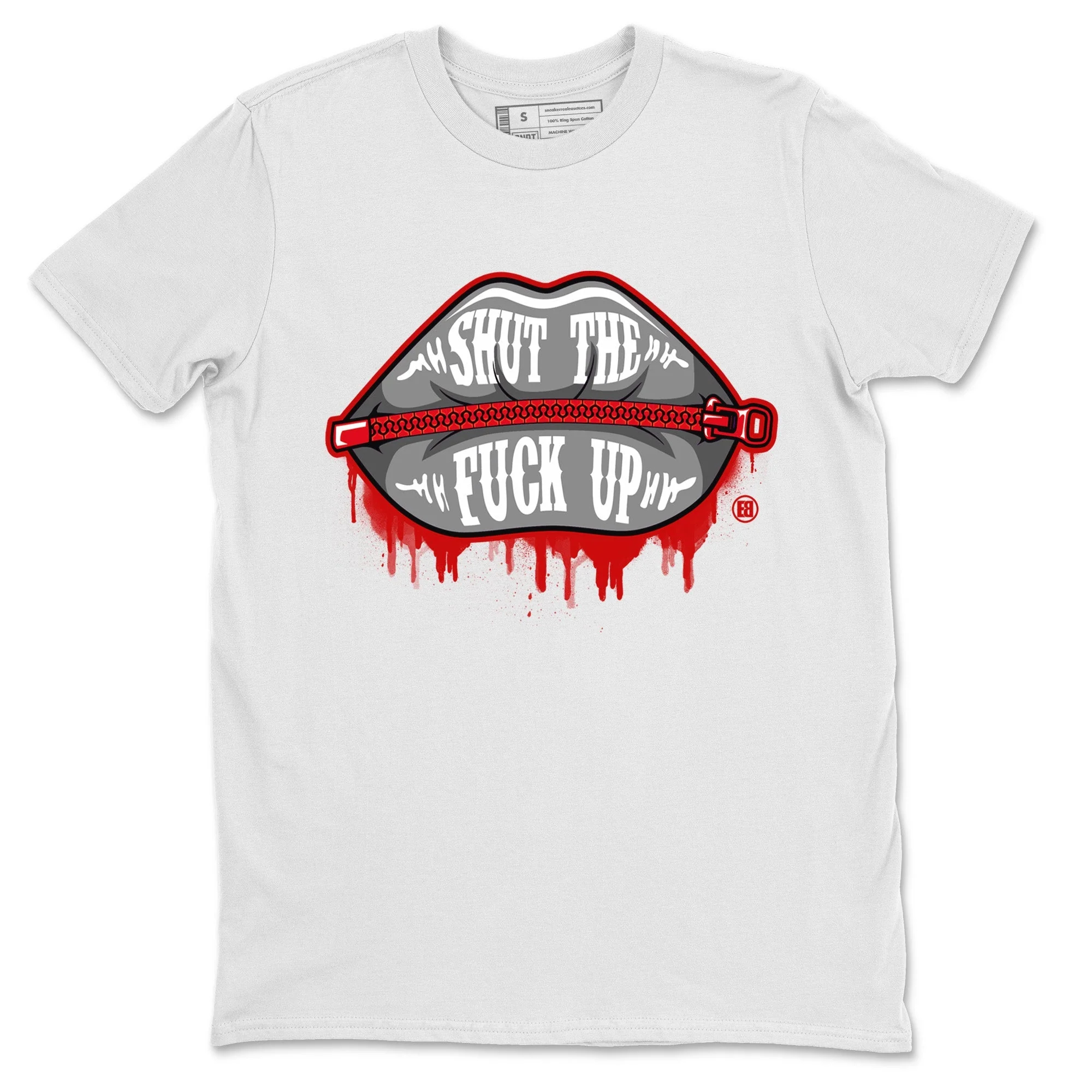 Lips Zipper Unisex Tops - Air Jordan 9 Fire Red