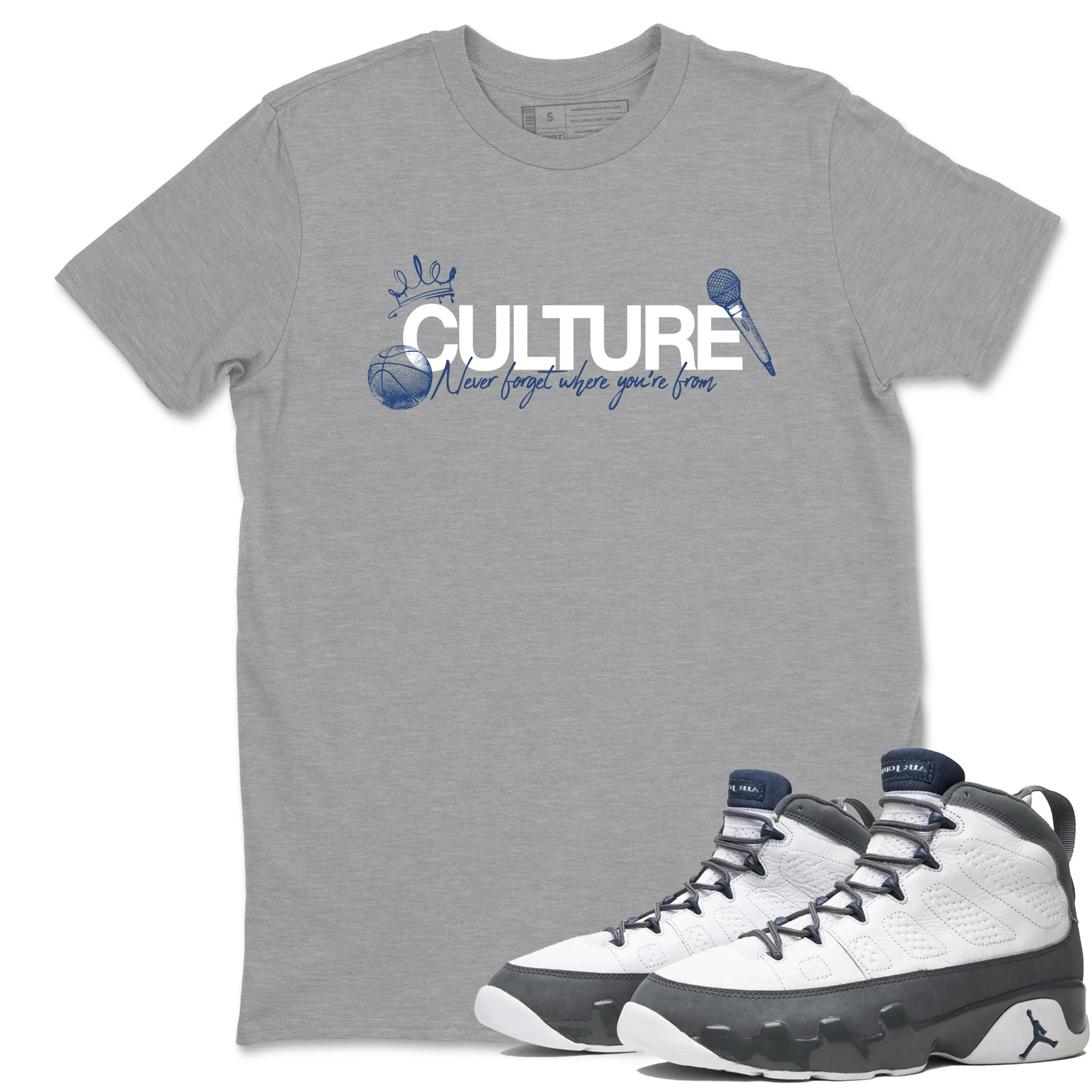 Culture Sneaker Tees - Air Jordan 9 Flint Grey