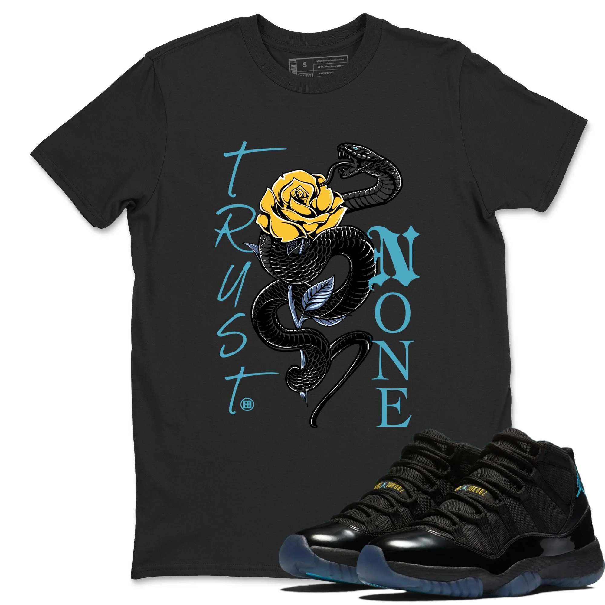 Trust None Sneaker Tees - Air Jordan 11 Gamma