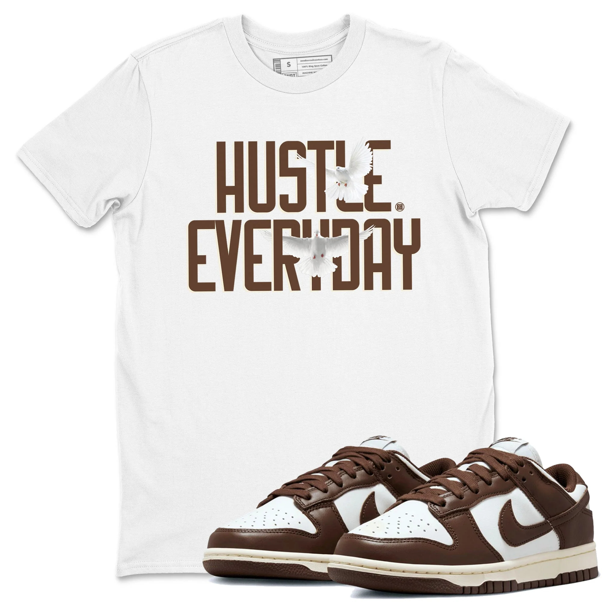 Daily Hustle Sneaker Tee - Dunk Cacao Wow