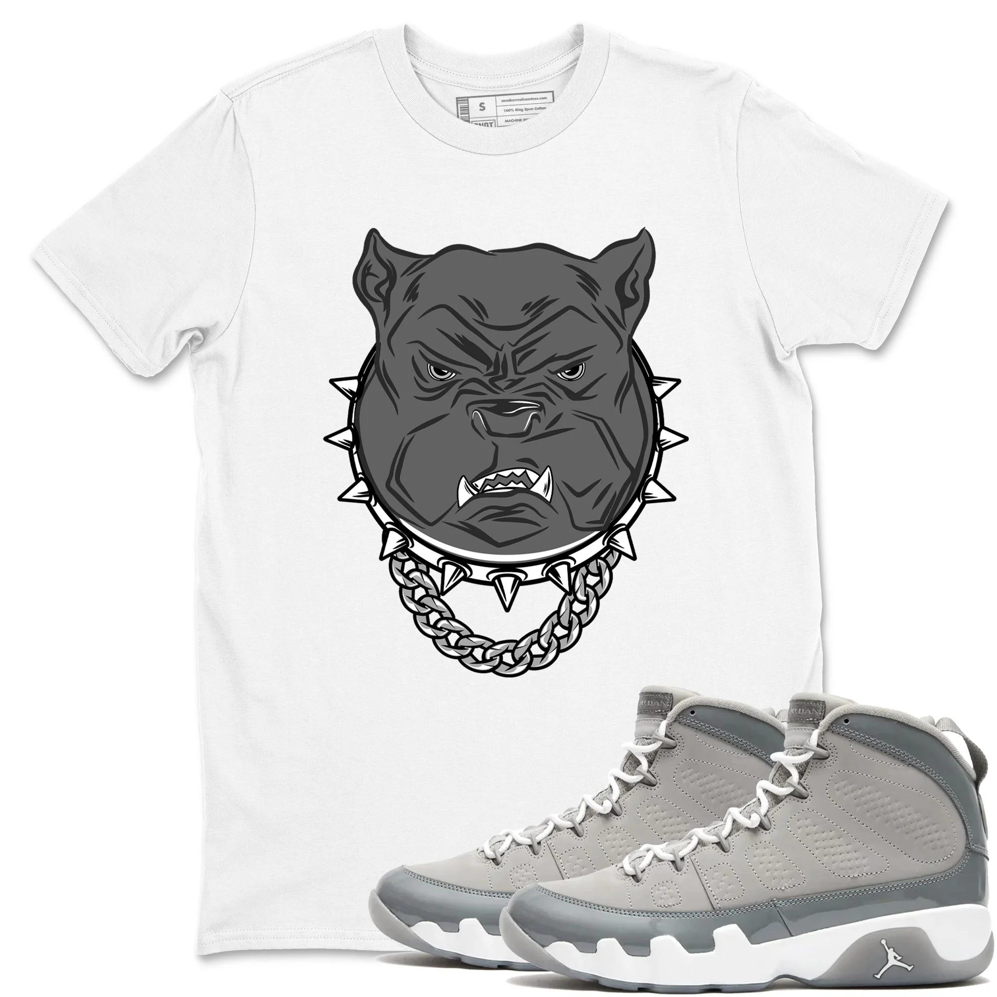 Angry Bulldog Sneaker Tees - Air Jordan 9 Cool Grey