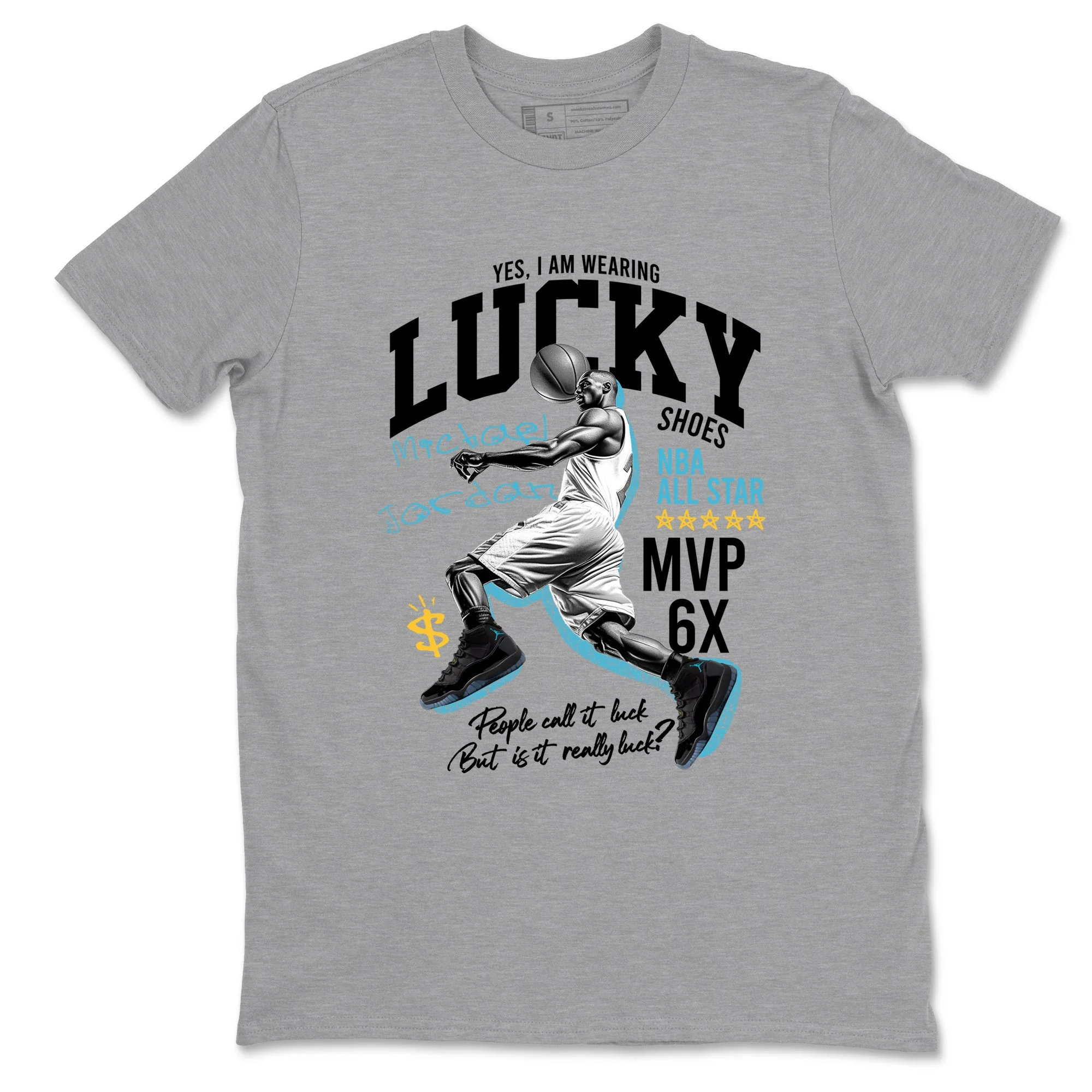 Lucky Player Sneaker Tees - Air Jordan 11 Gamma