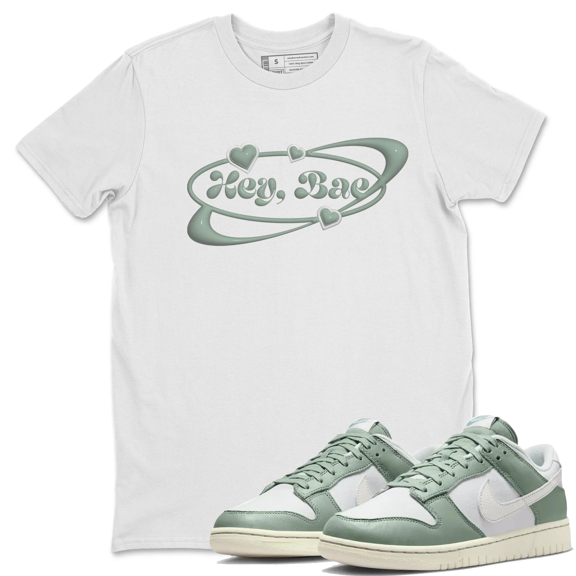 Hey Bae Unisex Tops - Dunk Mica Green