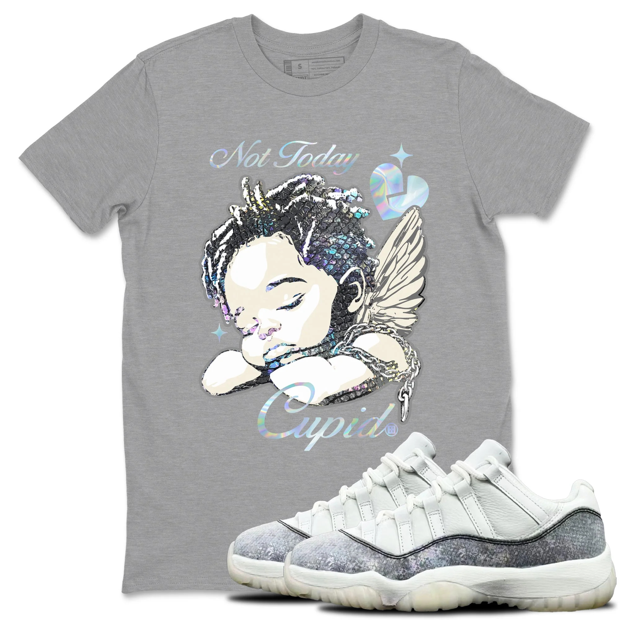 Not Today Cupid Sneaker Tees - Air Jordan 11 Year Of The Snake