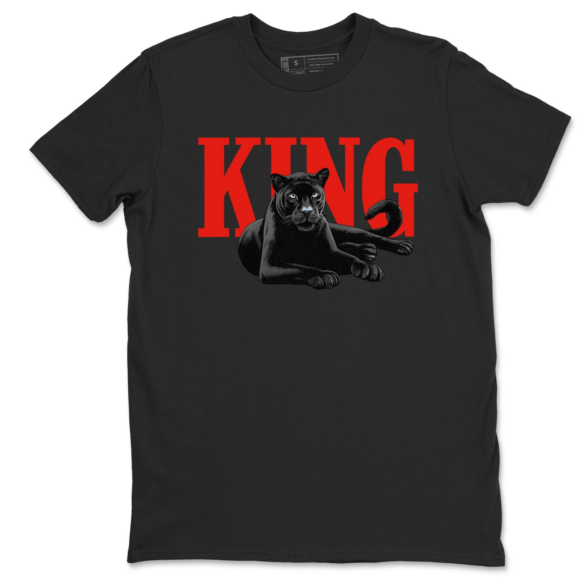 King Black Cat Sneaker Tees - Air Jordan 6 Reverse Infrared