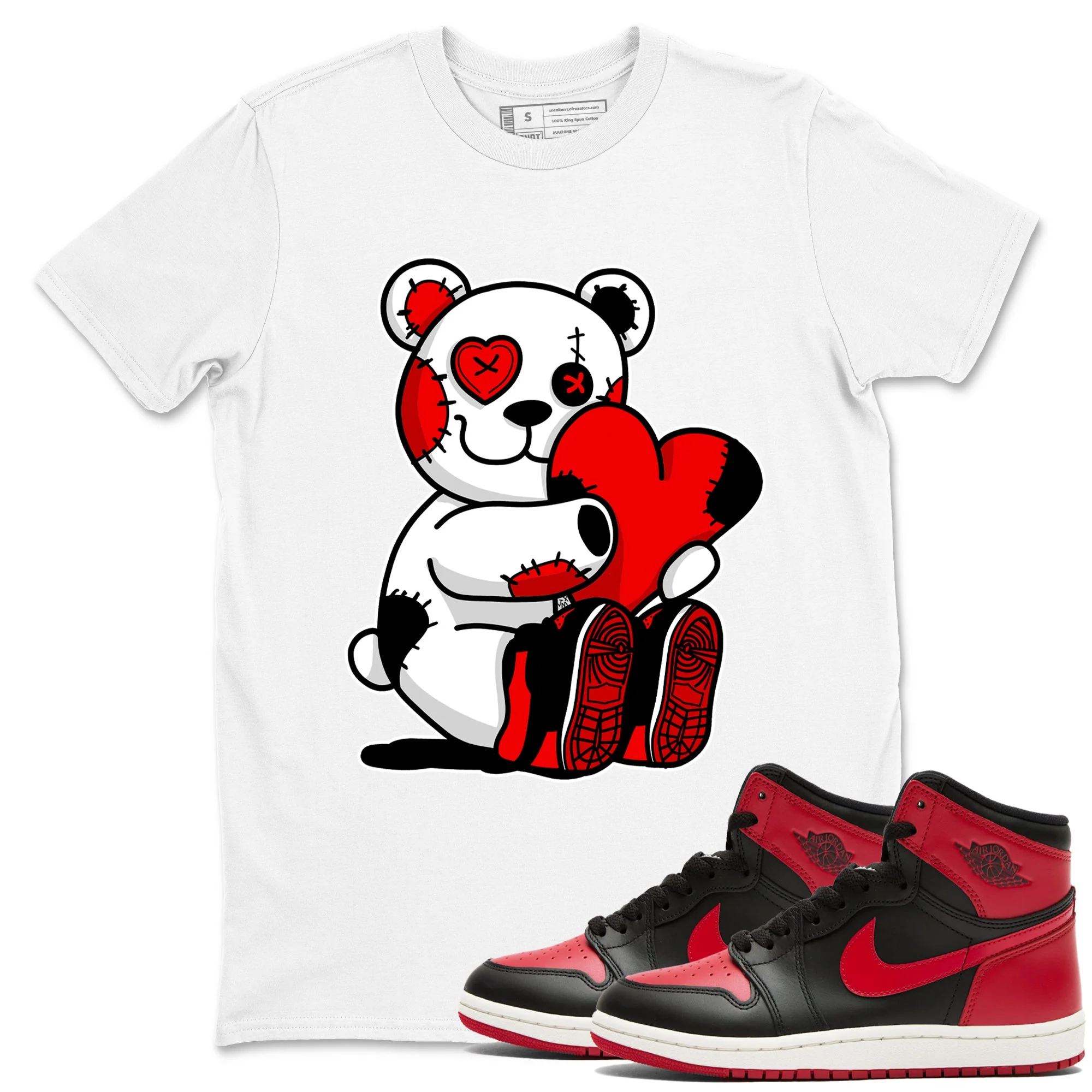 Hugging Bear Sneaker Tees - Air Jordan 1 '85 Bred