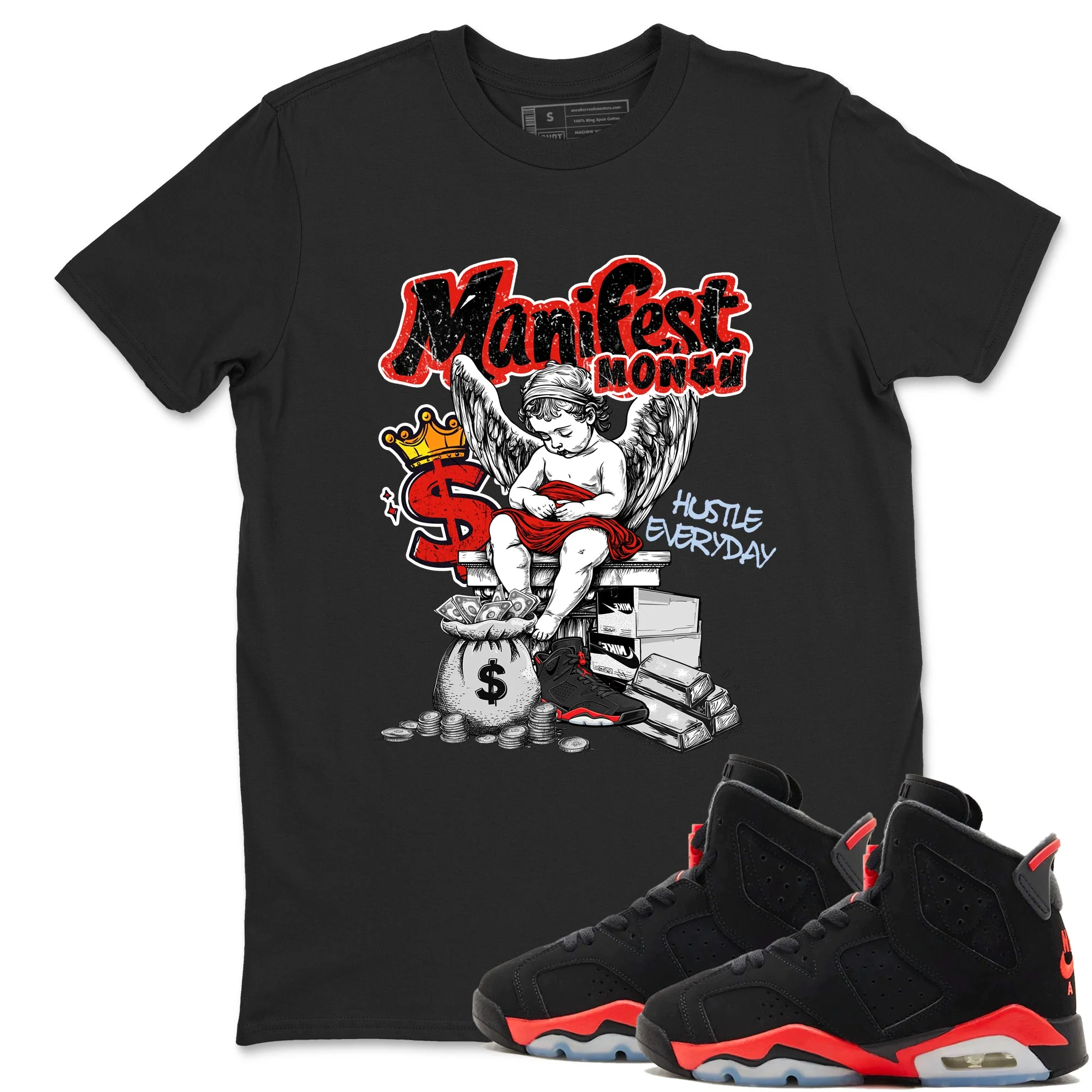 Manifest Money Sneaker Tees - Air Jordan 6 Reverse Infrared