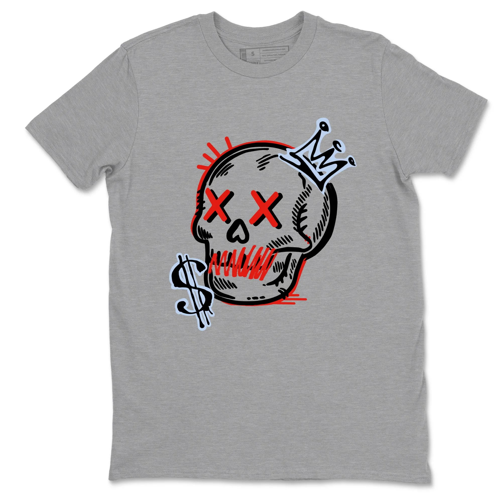 Neon Skull Sneaker Tees - Air Jordan 6 Reverse Infrared