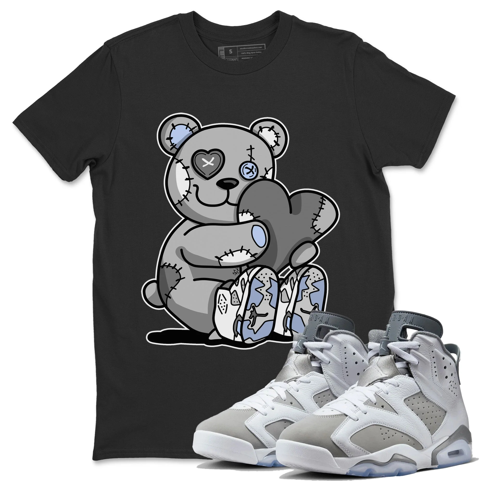 Hugging Bear Unisex Tops - Air Jordan 6 Cool Grey