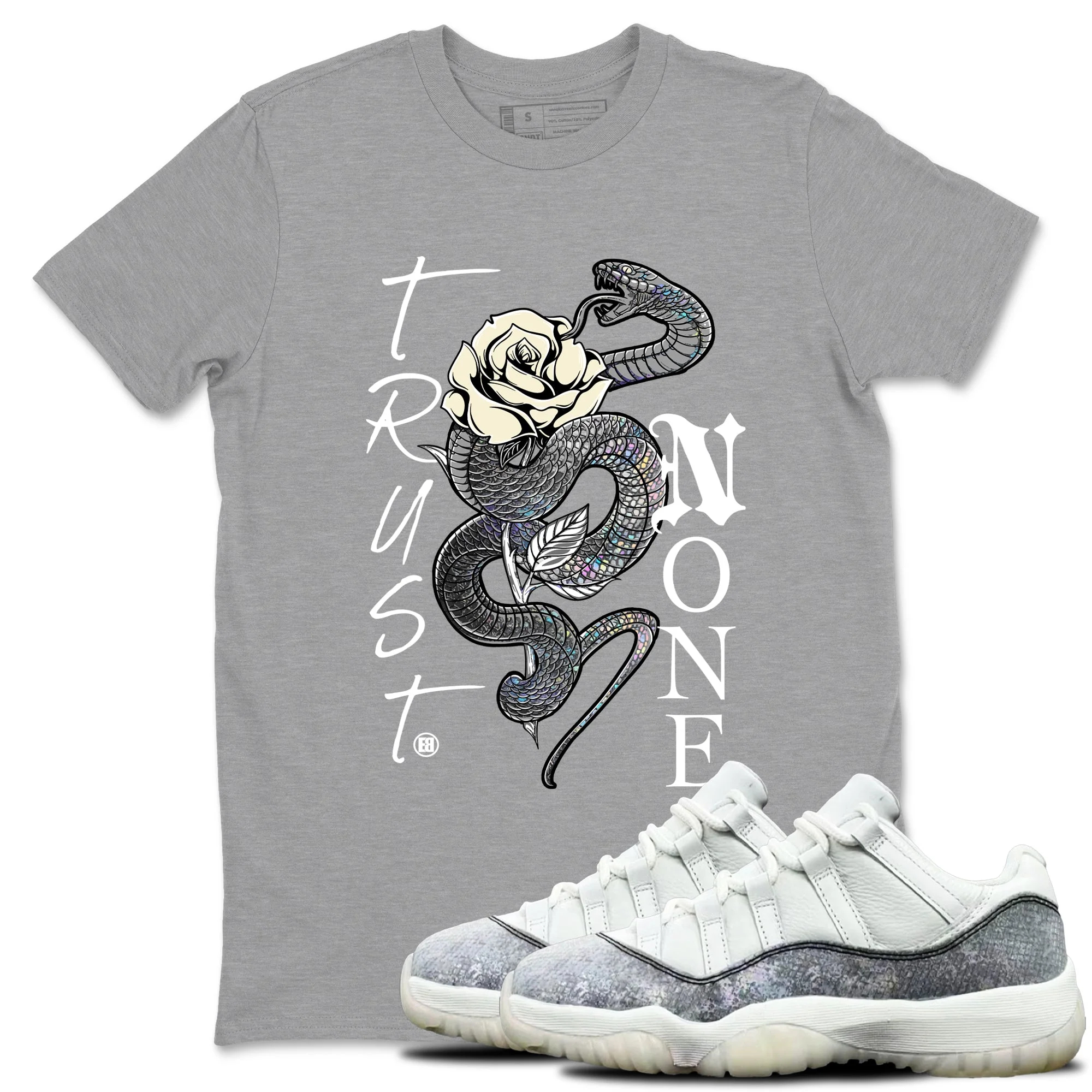 Trust None Sneaker Tees - Air Jordan 11 Year Of The Snake