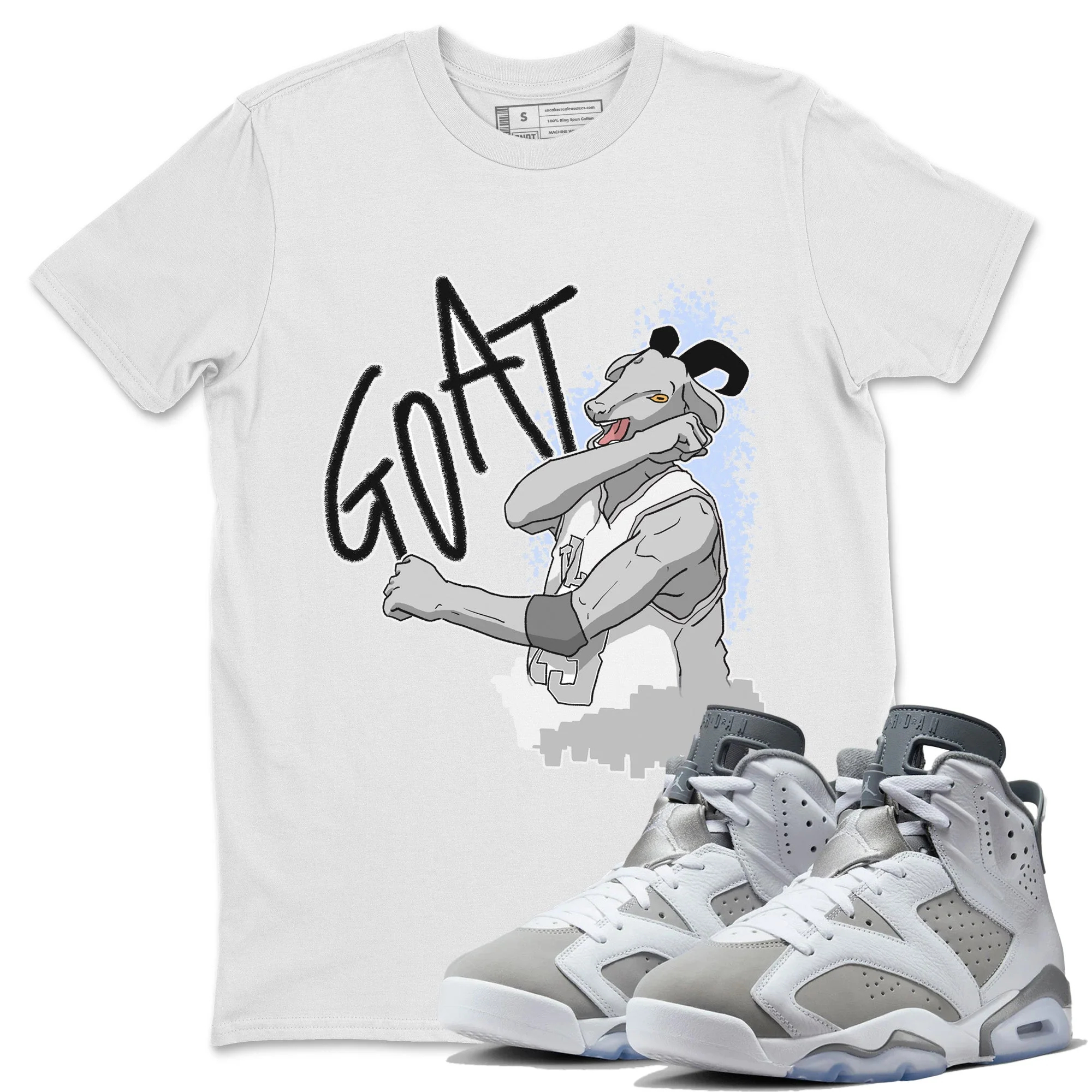 Screaming Goat Unisex Tops - Air Jordan 6 Cool Grey