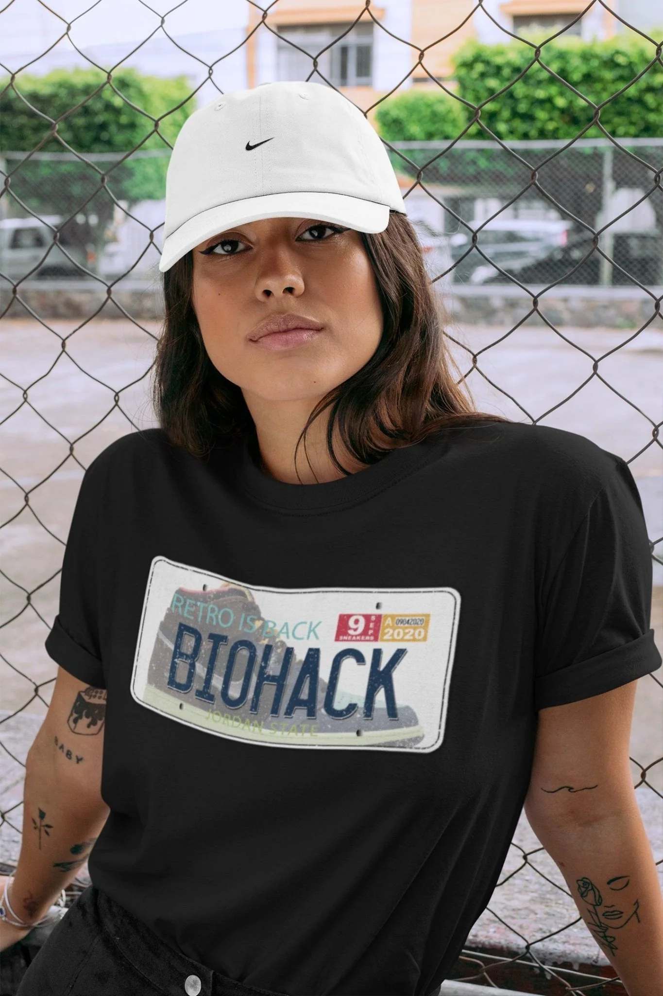 Air Jordan Plate Unisex Tops - Air Jordan 1 Bio Hack