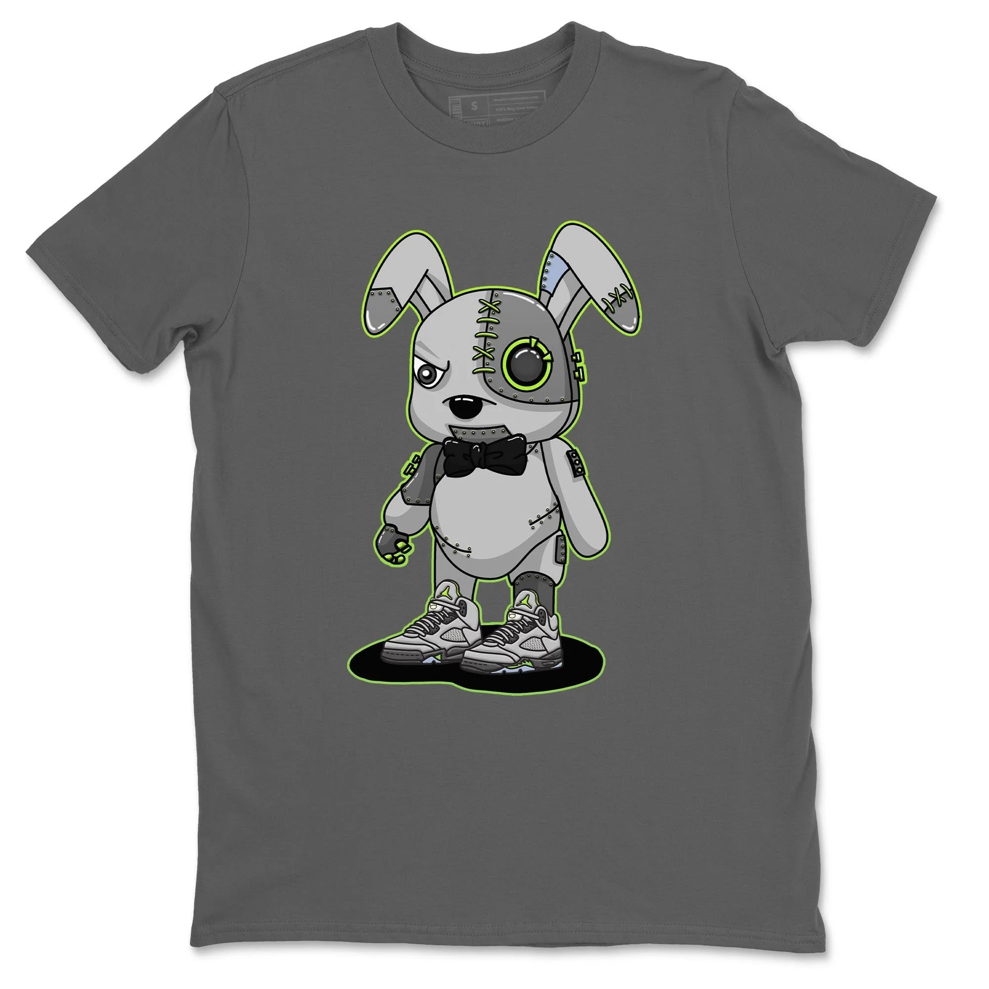 Cyborg Bunny Unisex Tops - Air Jordan 5 Green Bean