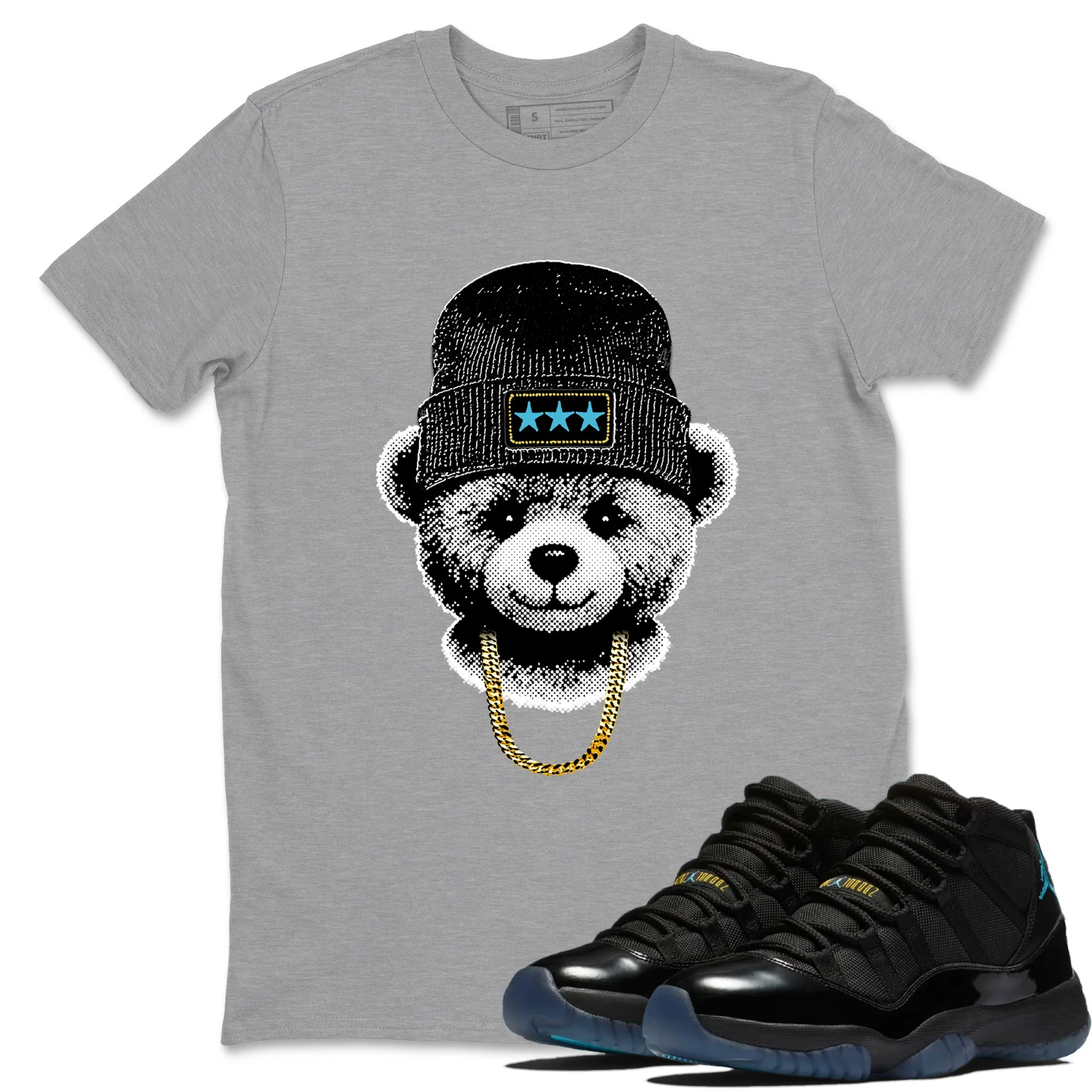 Gangster Teddy Sneaker Tees - Air Jordan 11 Gamma