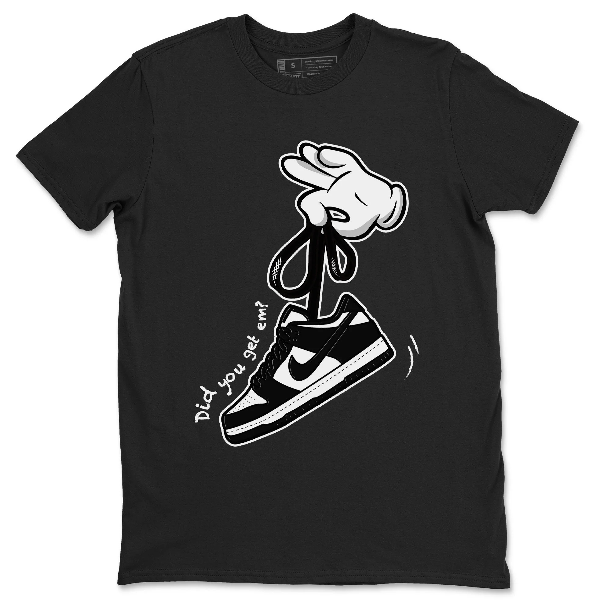 Cartoon Hands SNRT Sneaker Tee - Dunk Panda