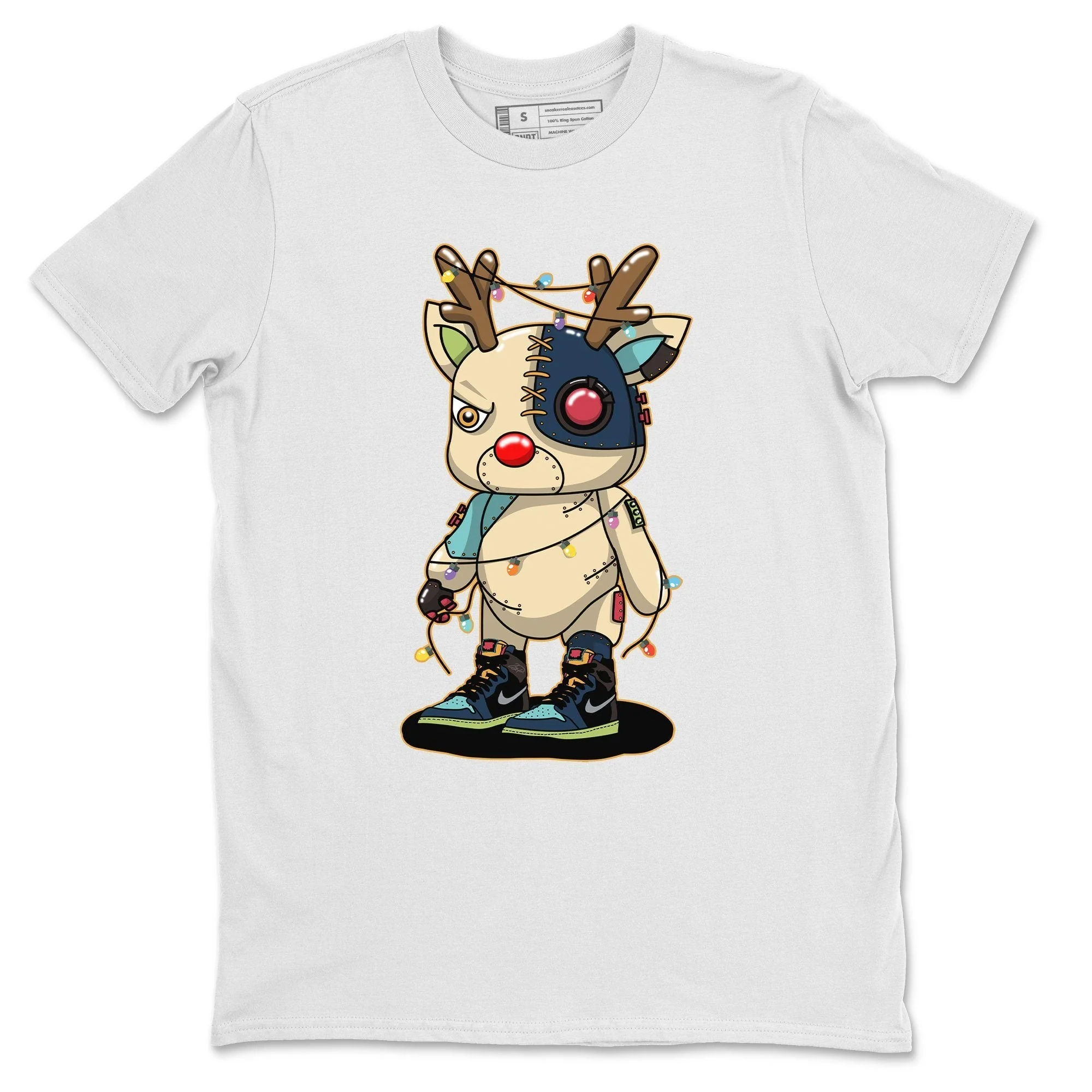 Cyborg Reindeer Unisex Tops - Air Jordan 1 Bio Hack