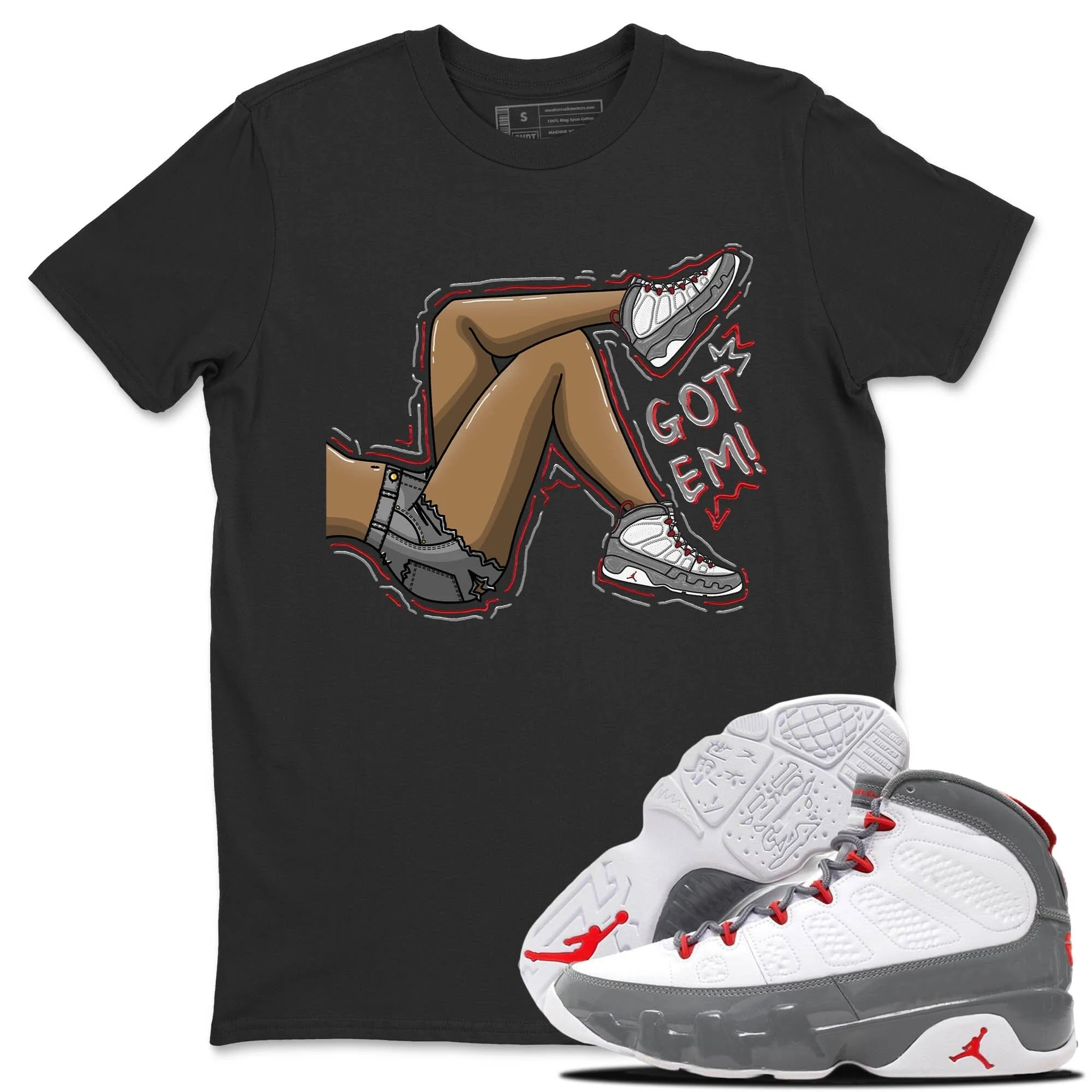 Got Em Legs Unisex Tops - Air Jordan 9 Fire Red