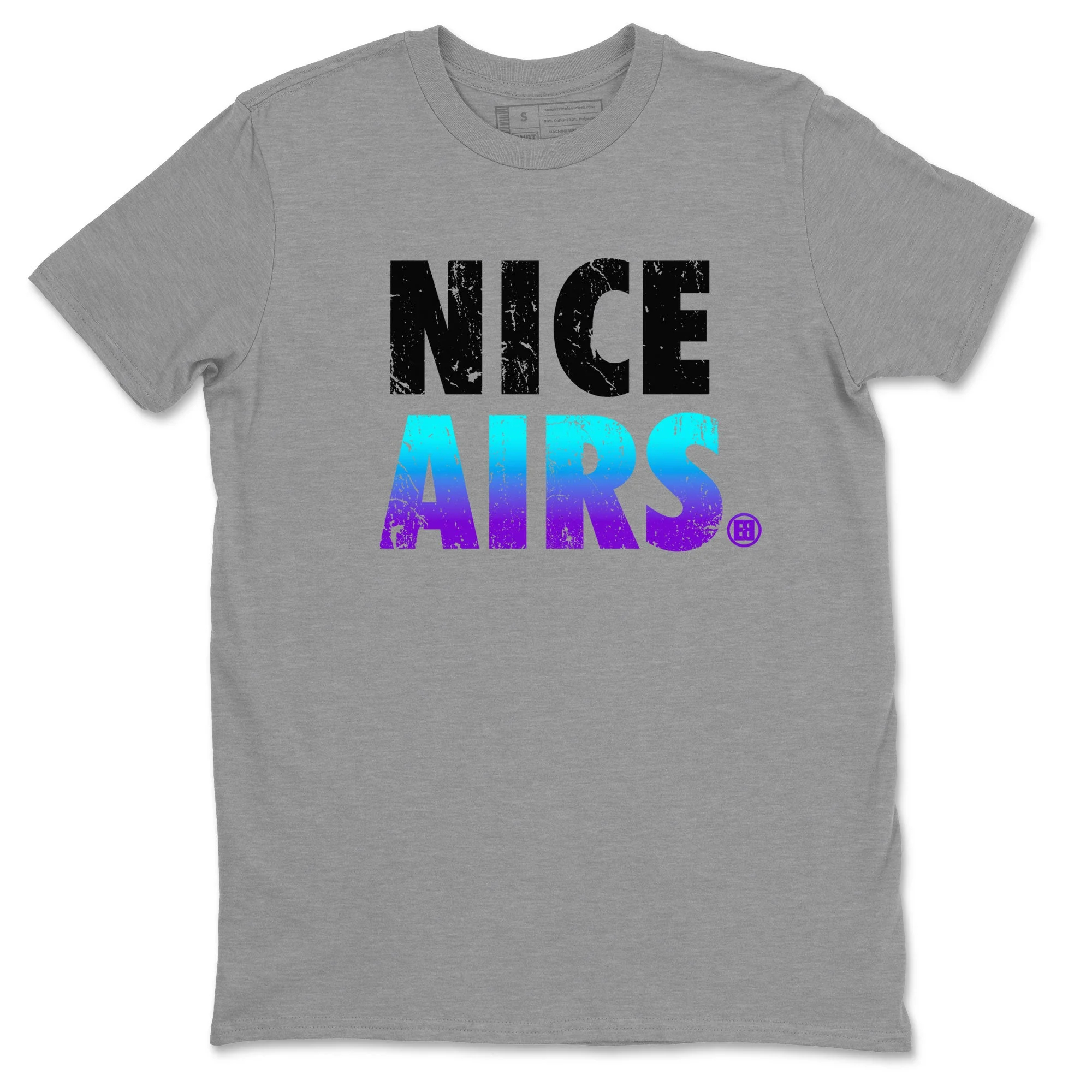 Nice Airs Sneaker Tee - Air Jordan 6 Aqua