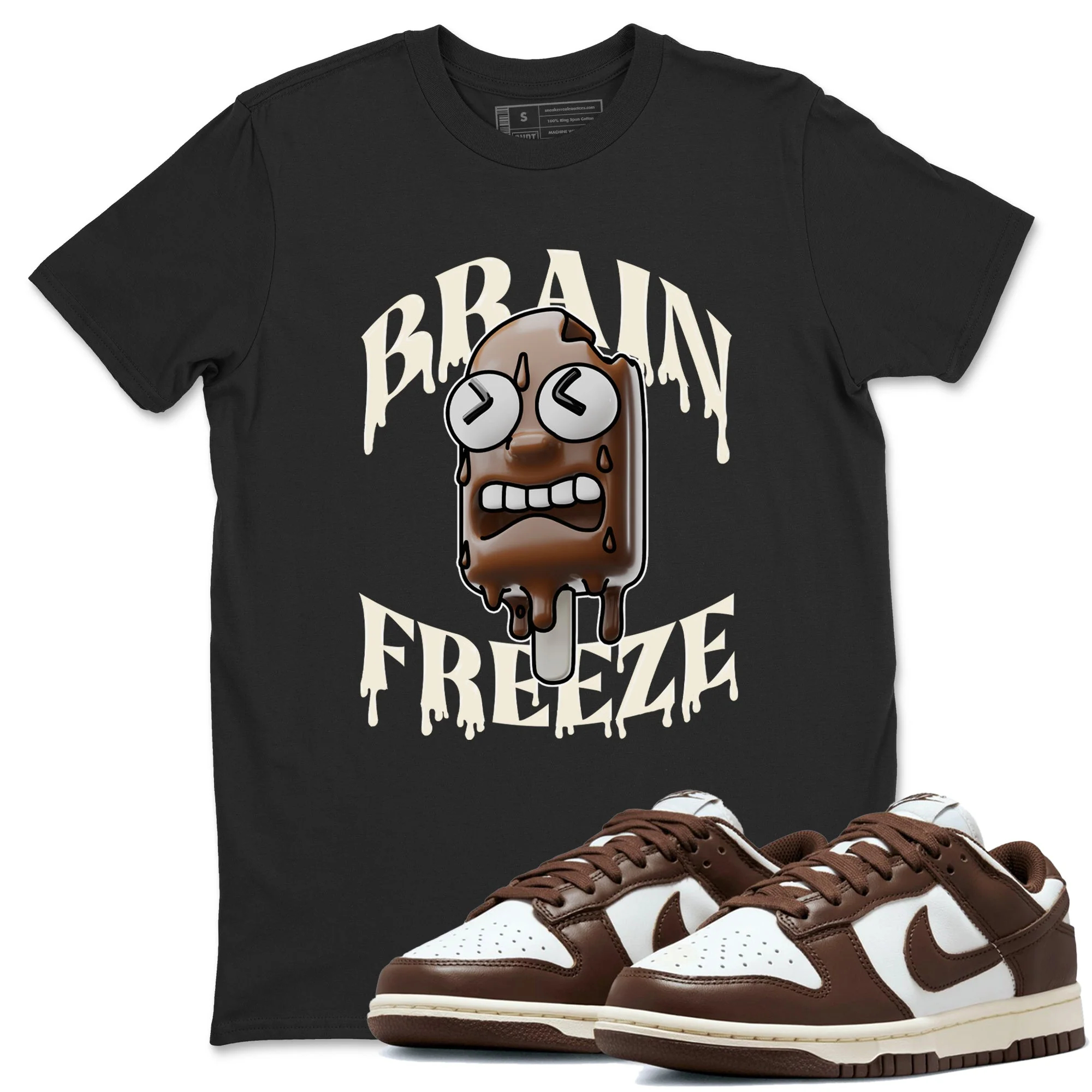 Brain Freeze Sneaker Tee - Dunk Cacao Wow