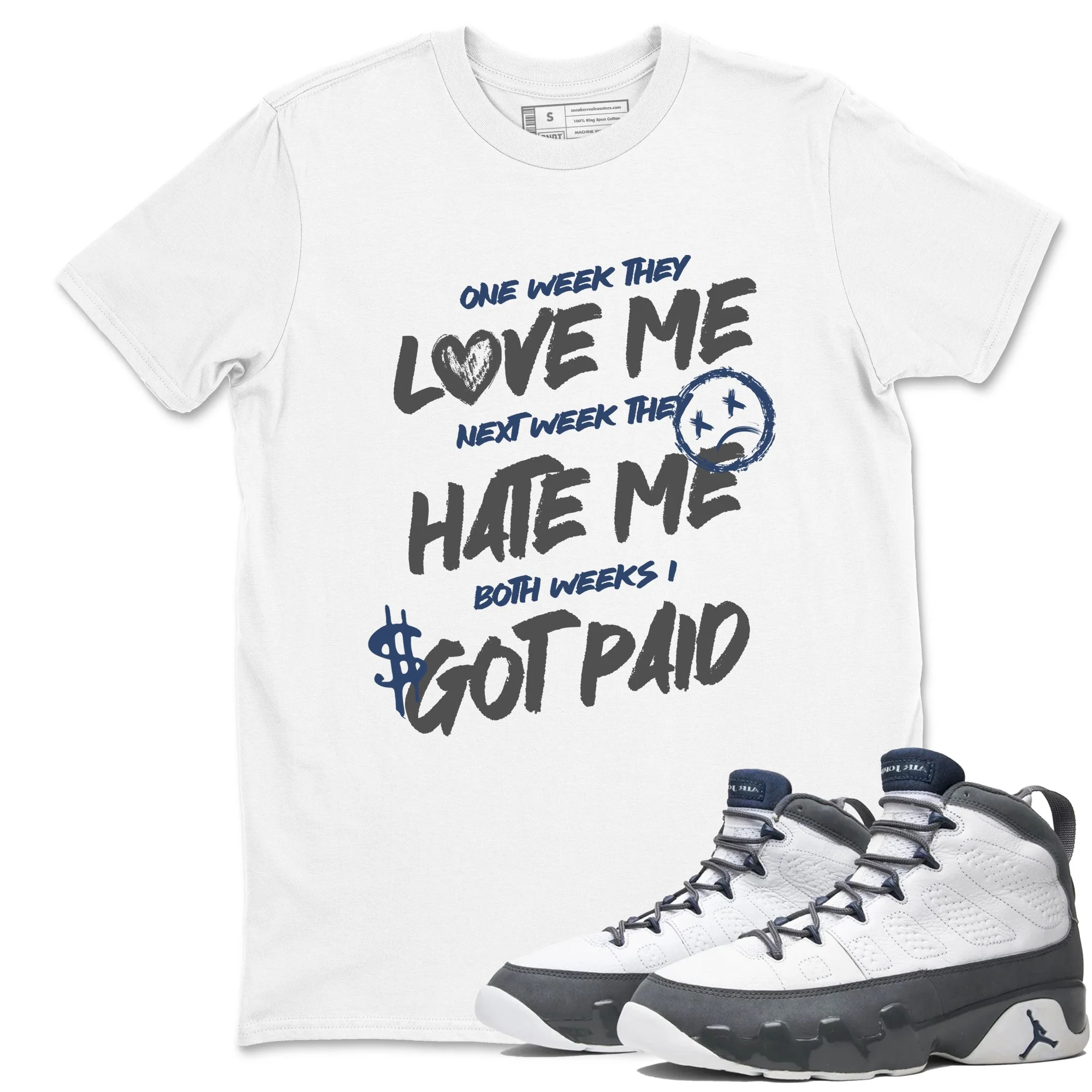 I Got Paid Sneaker Tees - Air Jordan 9 Flint Grey
