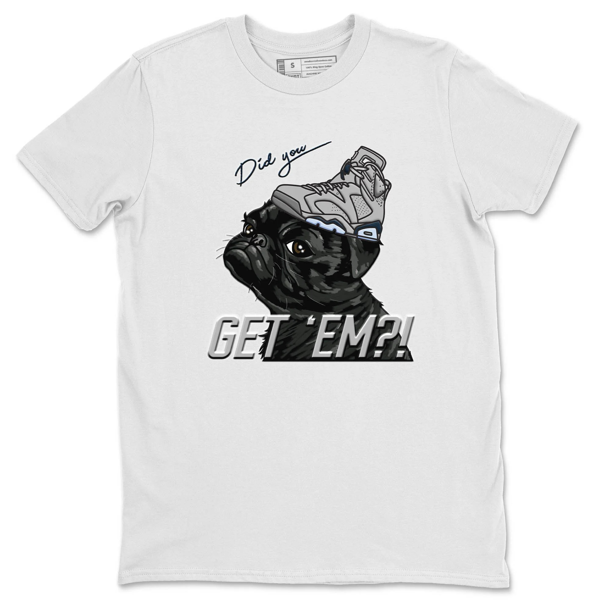 Pug Get Em Unisex Tops - Air Jordan 6 Georgetown