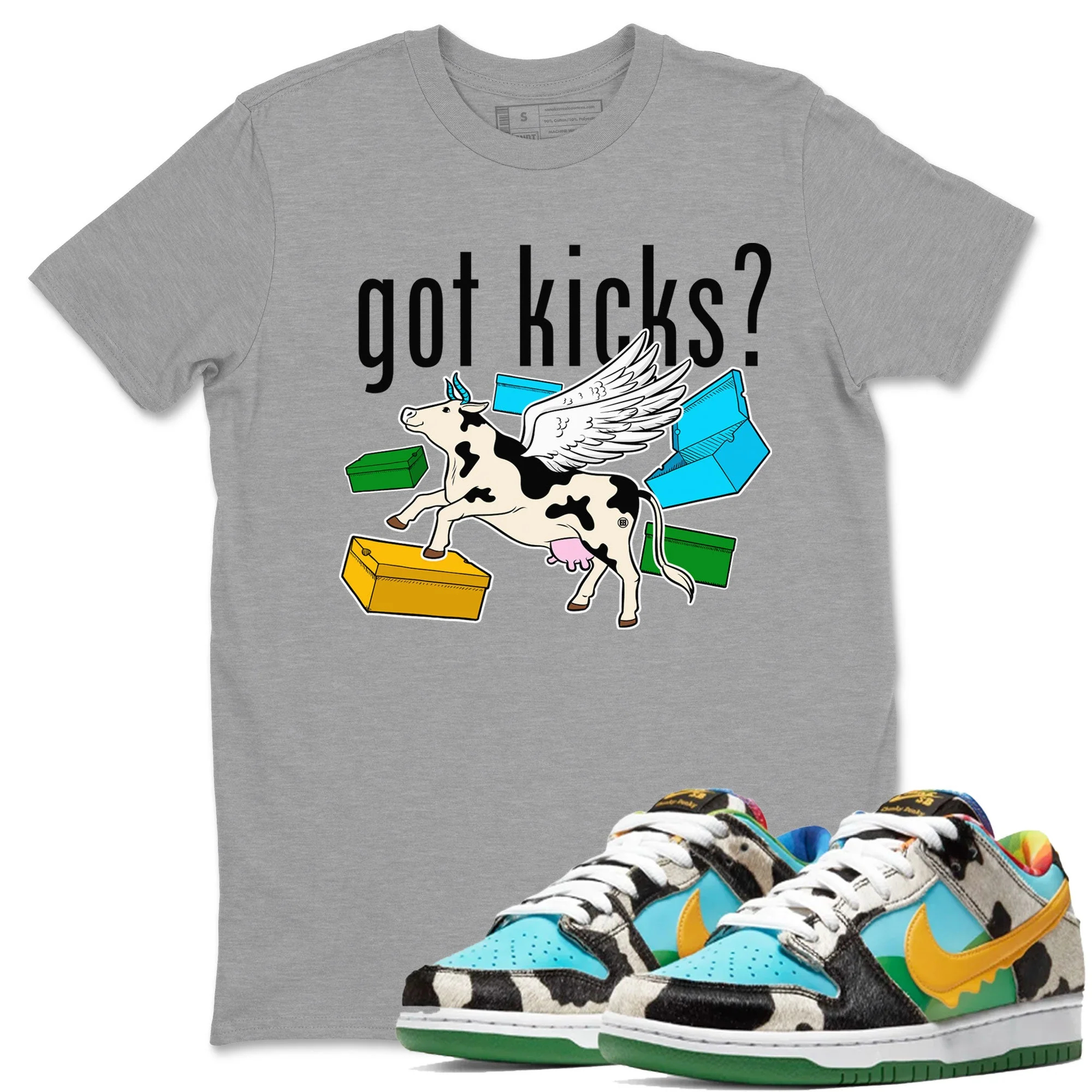 Cow Got Kicks Sneaker Tees - Dunk Chunky Dunky