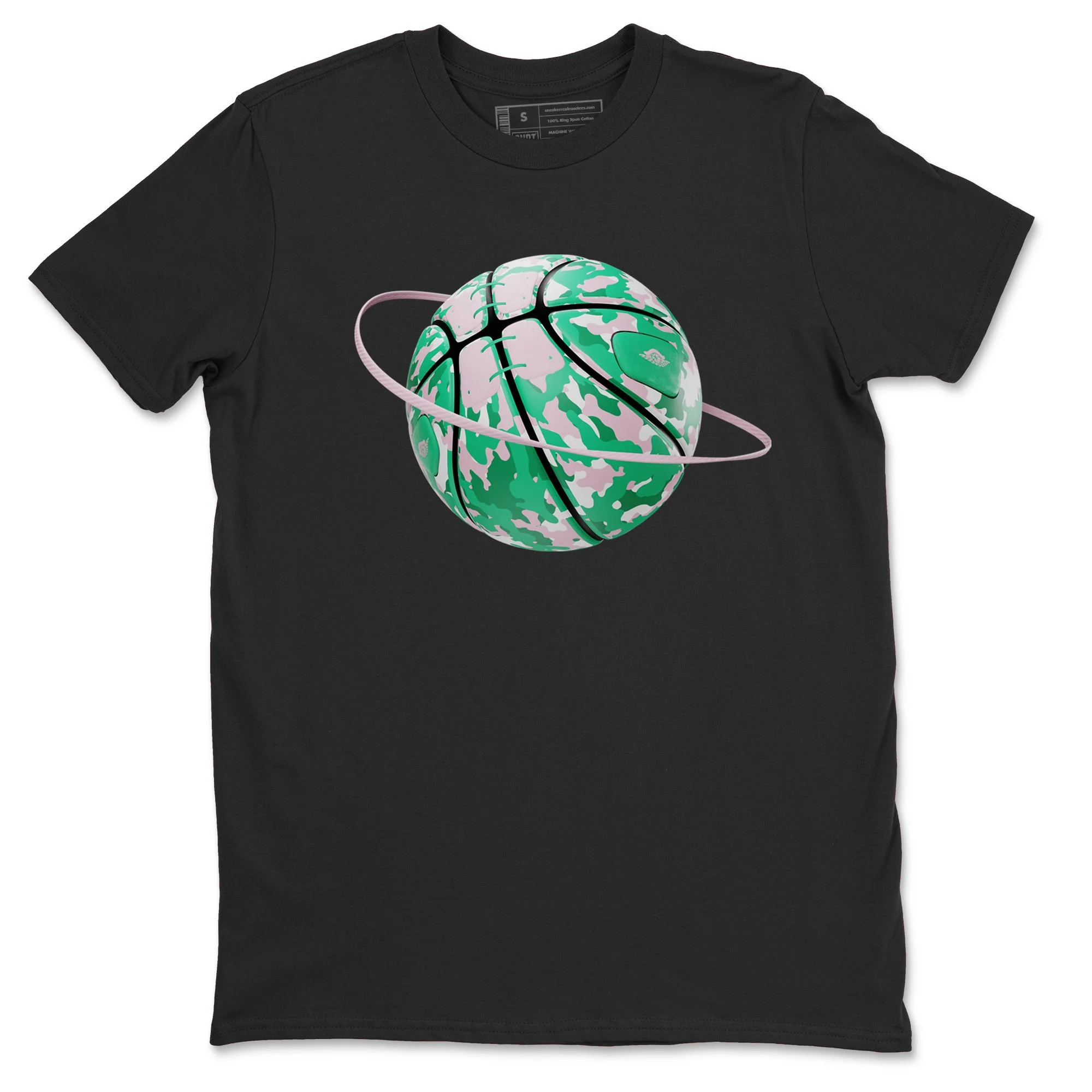 Camo Basketball Planet Sneaker Tees - Dunk Medium Soft Pink Malachite