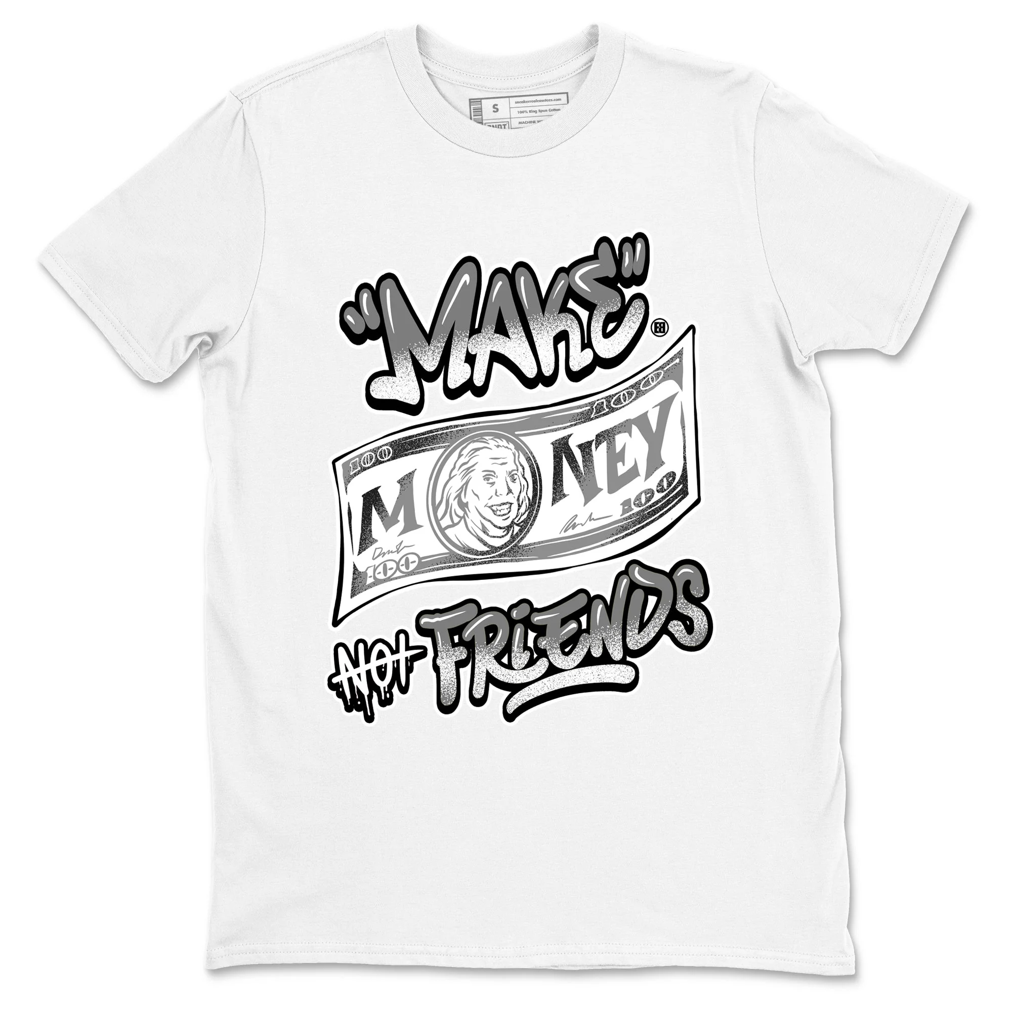 Make Money Not Friends Sneaker Tees - Air Jordan 9 Cool Grey