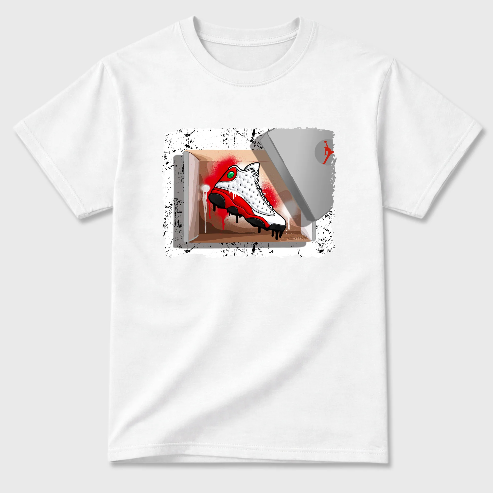 New Kicks Sneaker Tees - Air Jordan 13 University Red