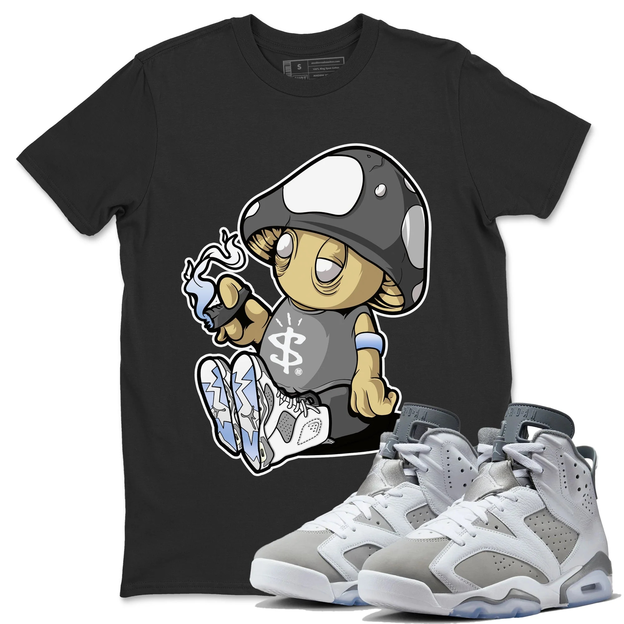 Mushrooms Unisex Tops - Air Jordan 6 Cool Grey