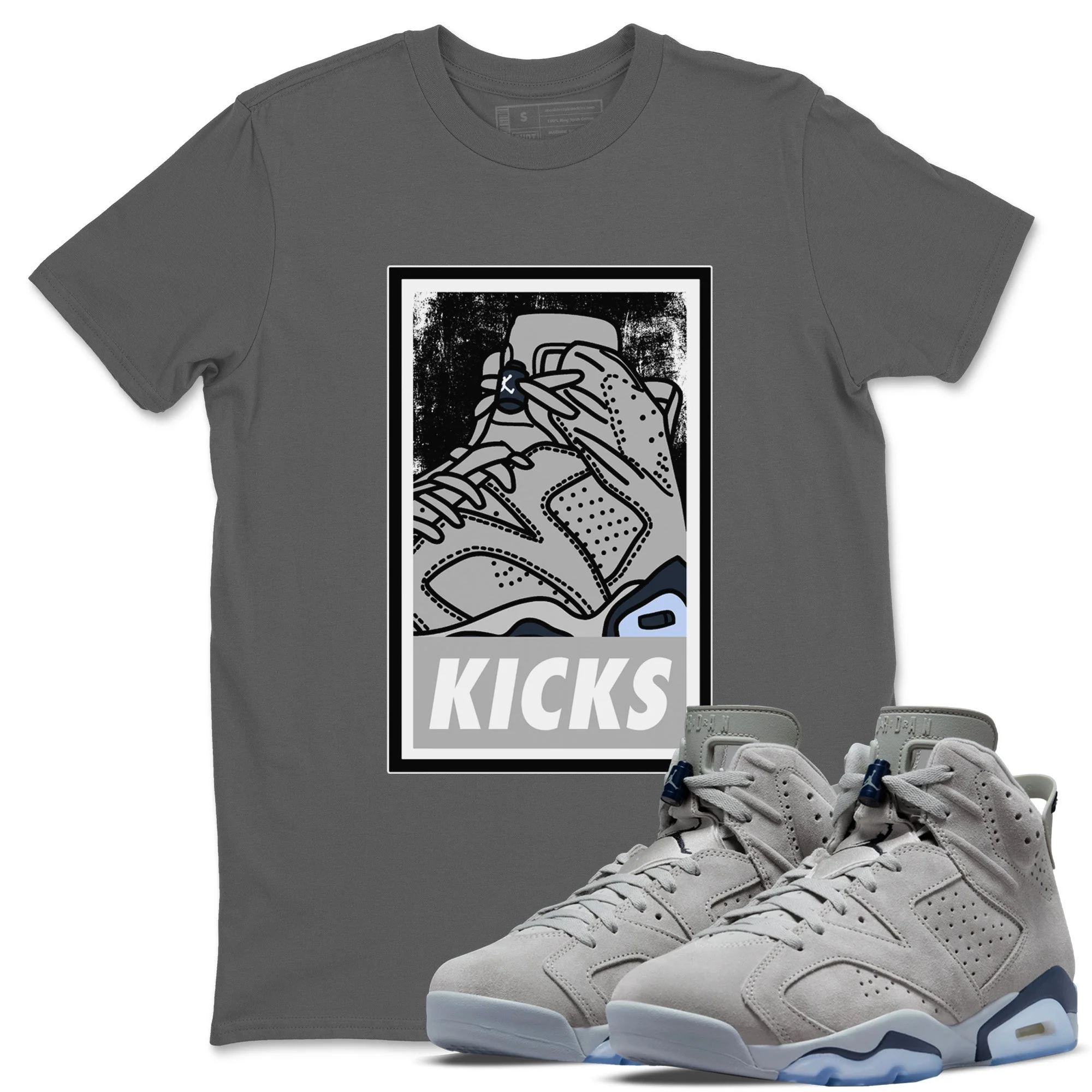 KICKS Unisex Tops - Air Jordan 6 Georgetown