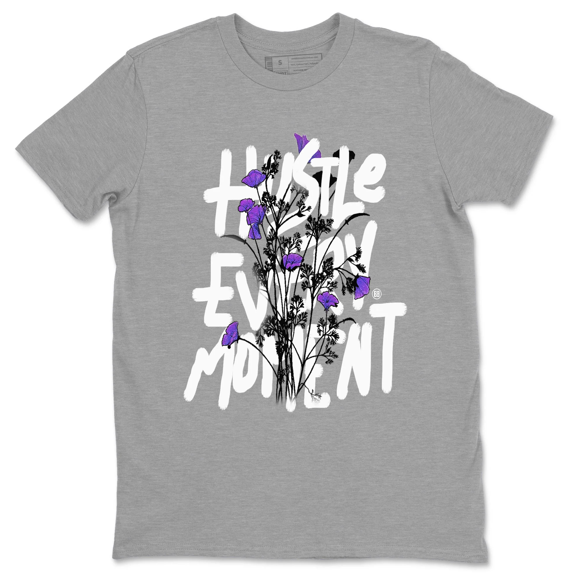 Hustle Every Moment Sneaker Tees - Dunk Low Court Purple