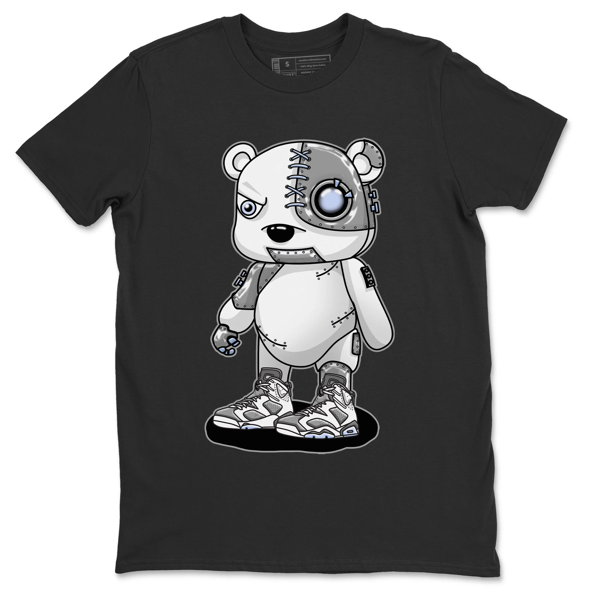 Cyborg Bear Unisex Tops - Air Jordan 6 Cool Grey