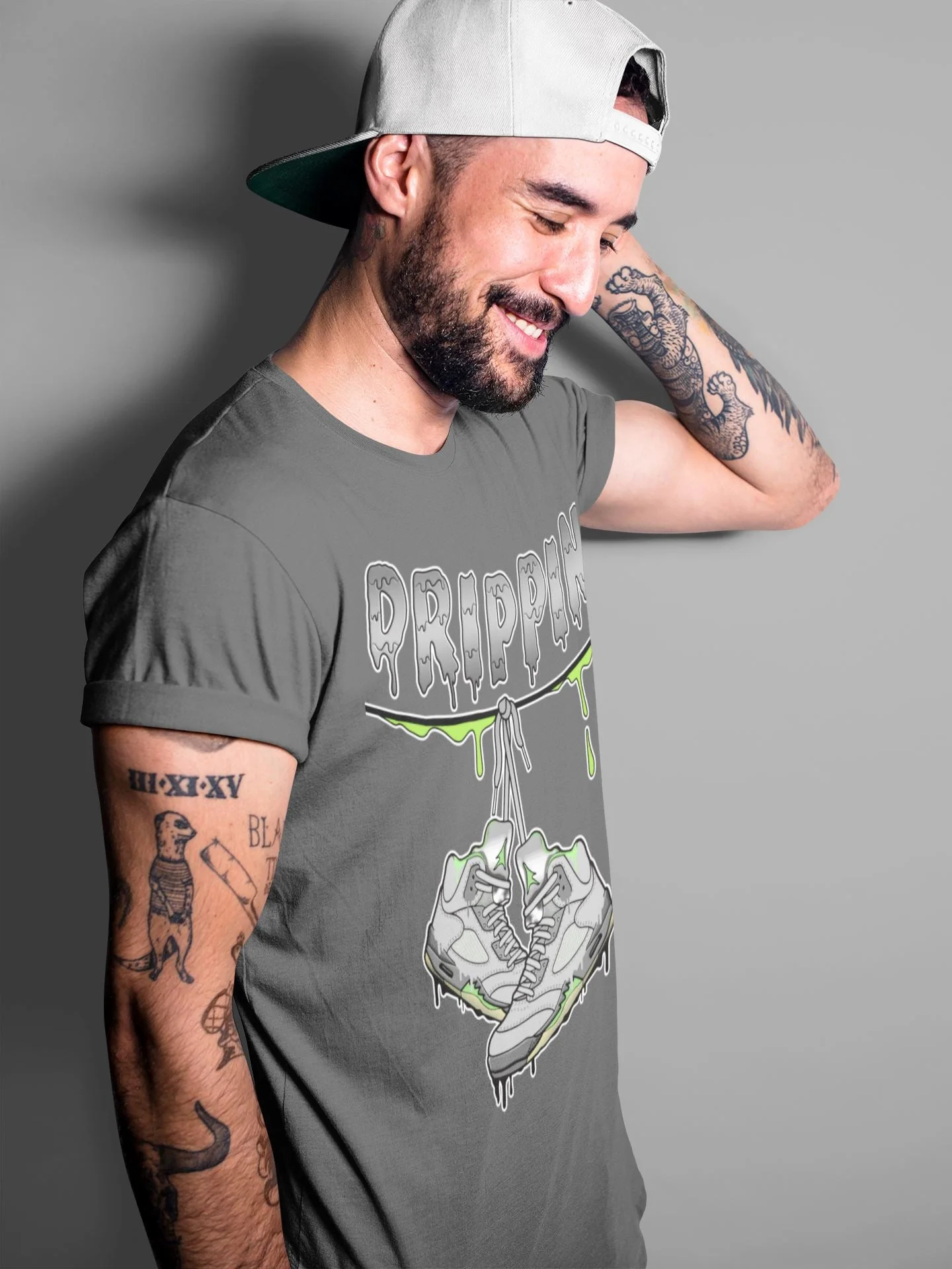 Drippin Unisex Tops - Air Jordan 5 Green Bean